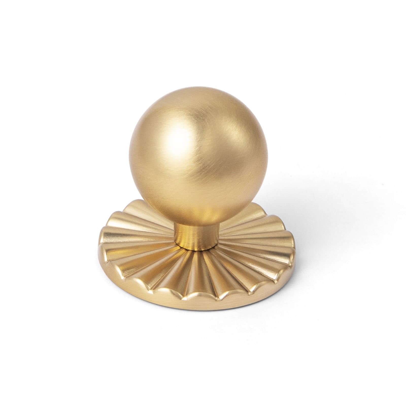 Goo-Ki Champagne Bronze / 2317 / 1.2'' Knob 6 Pack Round Cabinet Knobs with Decorative Back Plate Zinc Alloy Cabinet Hardware for Kitchen