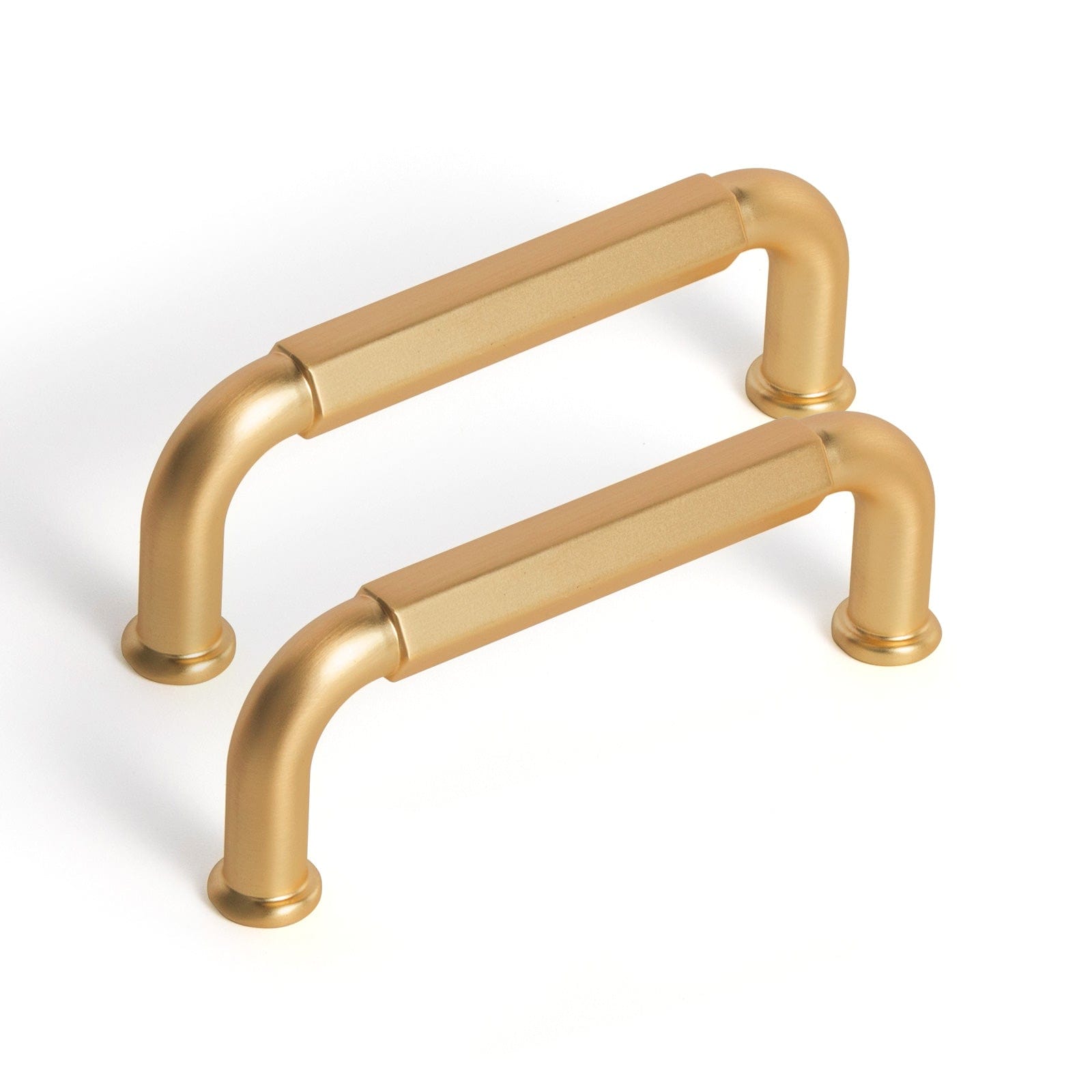 Goo-Ki Champagne Bronze / 3'' Hole center / 6 Pack Antique Brass Cabinet Pulls Affordable Luxury Vintage Drawer Knobs for Kitchen