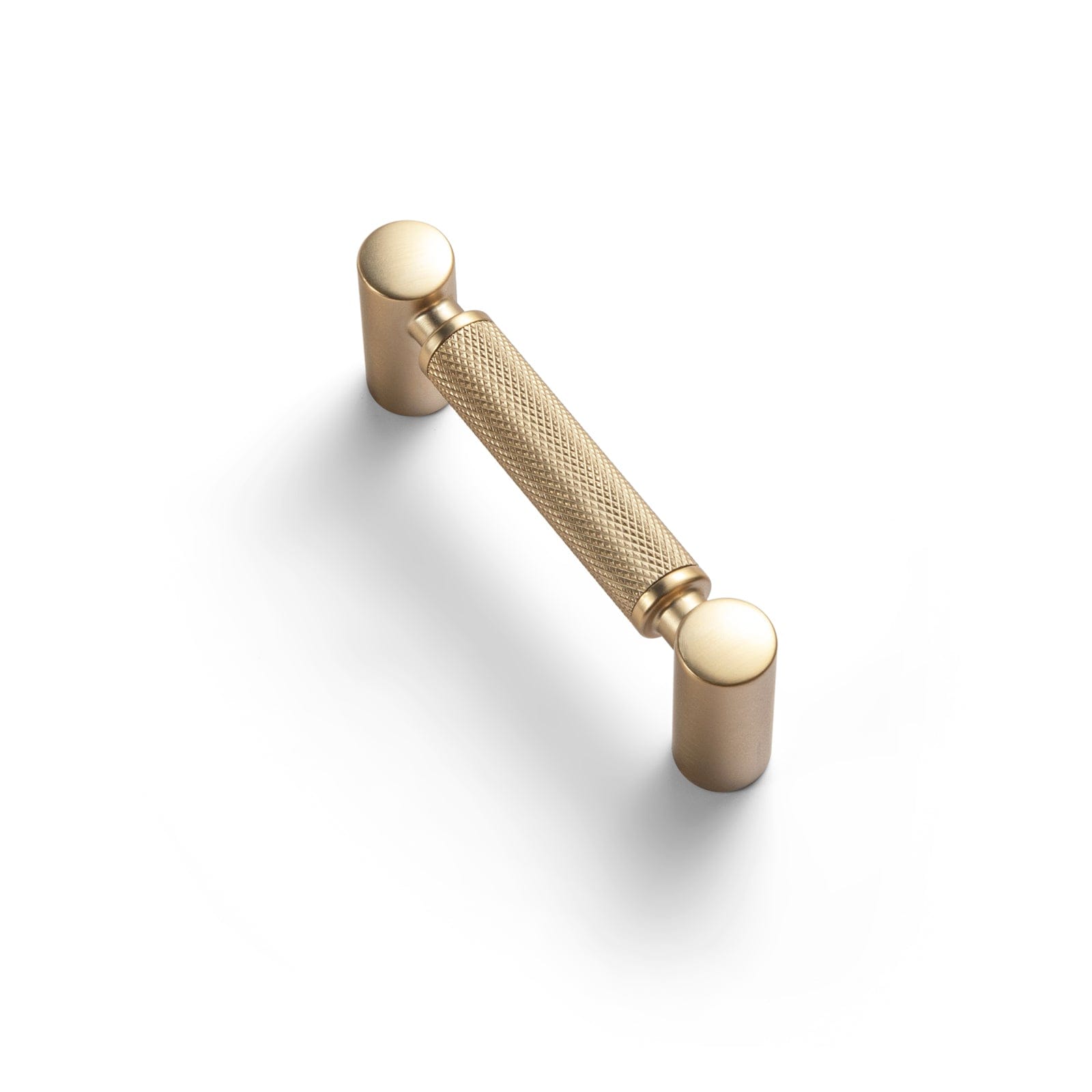 Goo-Ki Champagne Bronze / 3'' Hole Center / 6 Pack Classic Bar-shaped Knurled Aluminium Drawer Pull Durable & Stylish Hardware for Furniture