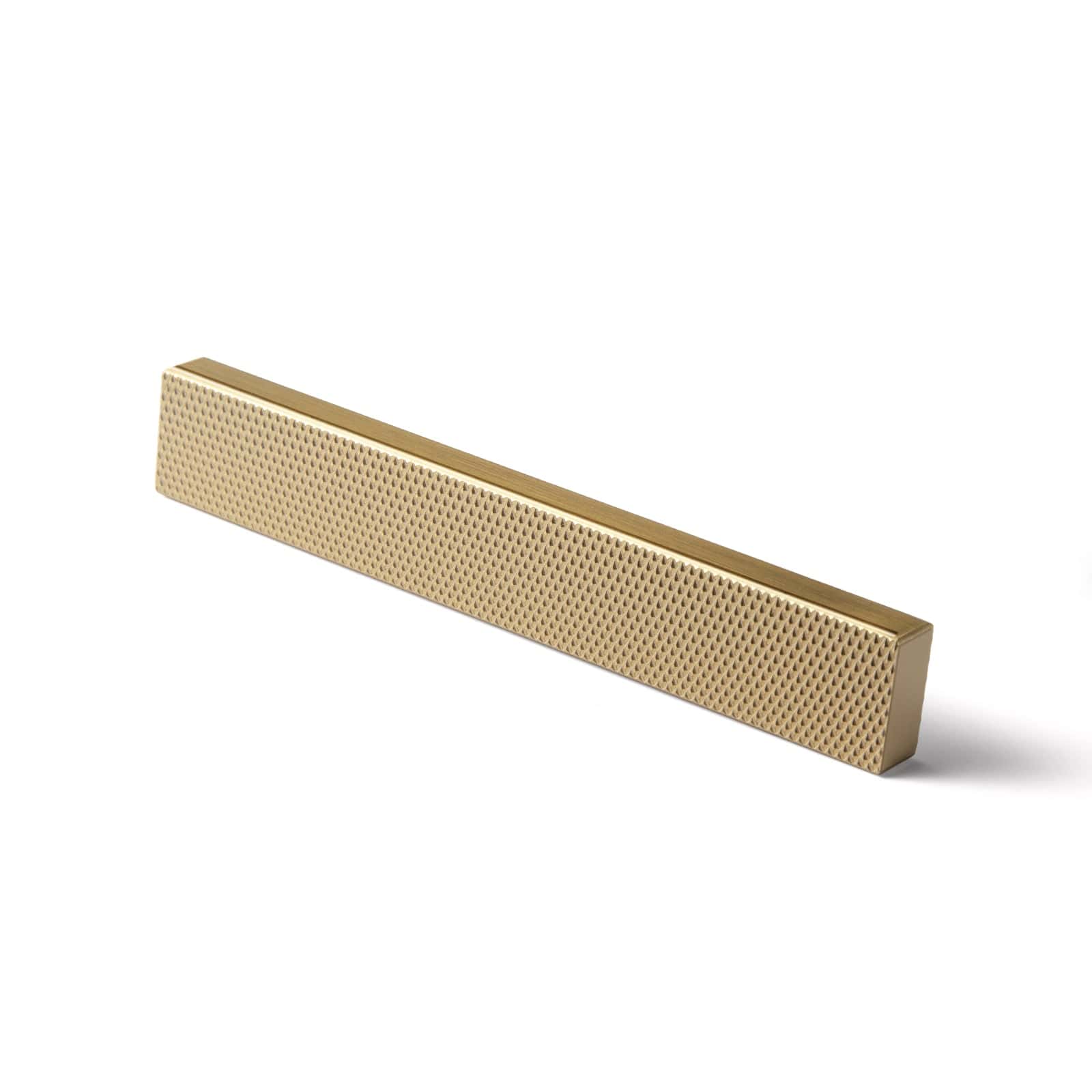 Goo-Ki Champagne Bronze / 3'' Hole Center / 6 Pack Modern Aluminum Knurled Cabinet Pull Handles - Comfortable Grip & Long - lasting