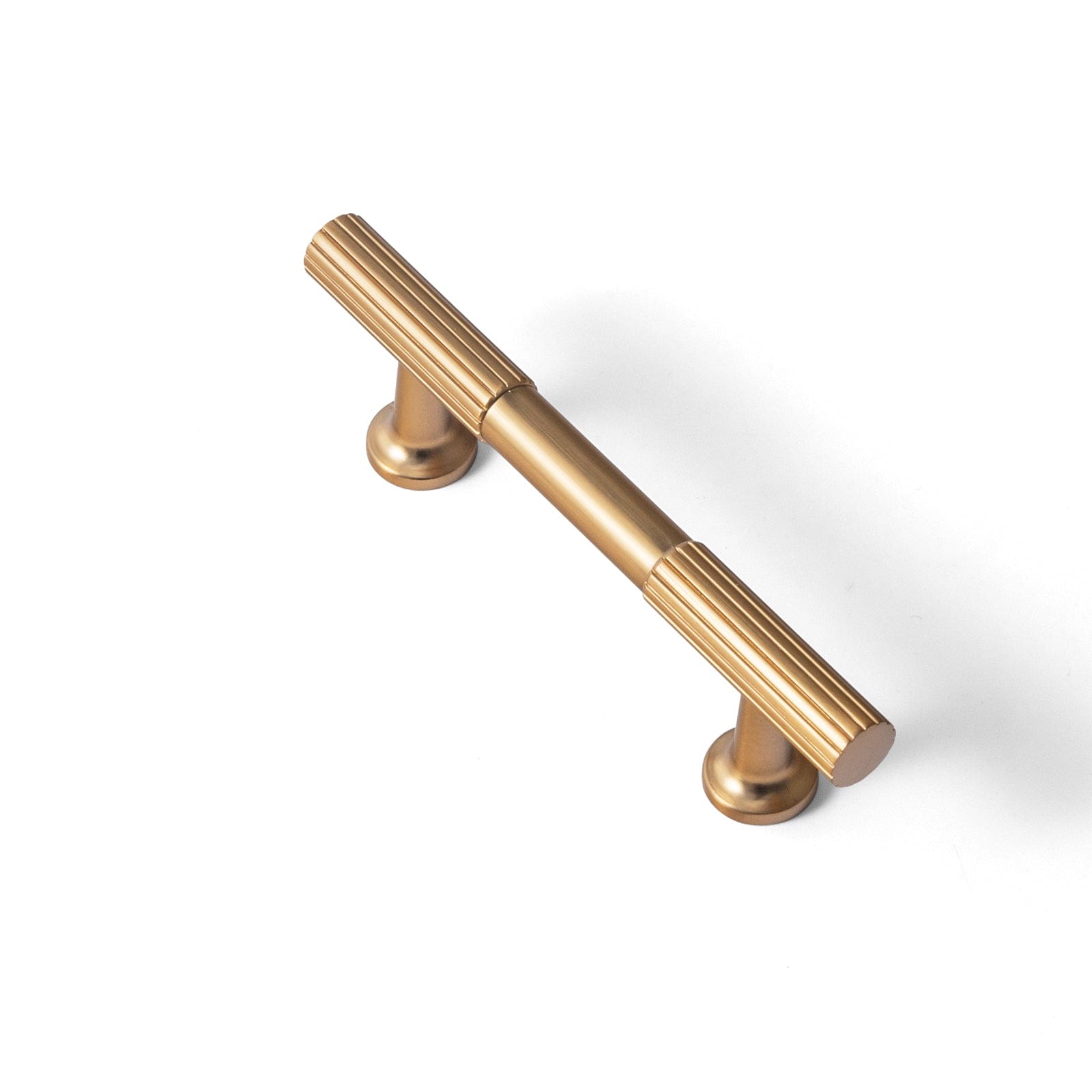 Goo-Ki Champagne Bronze / 3'' Hole Center / 6 Pack Striped Decorations Cabinet Pull Retro Brass Cabinet Handles