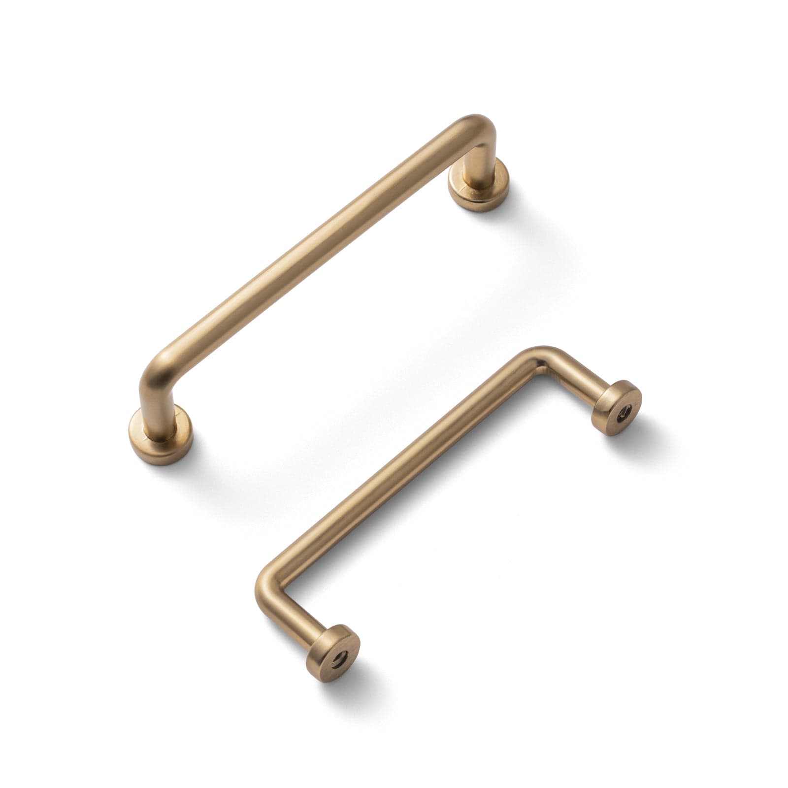 Goo-Ki Champagne Bronze / 4'' Hole Center / 6 Pack Antique Rustic Vintage Cabinet Bar Pulls Decorative Drawer Handles