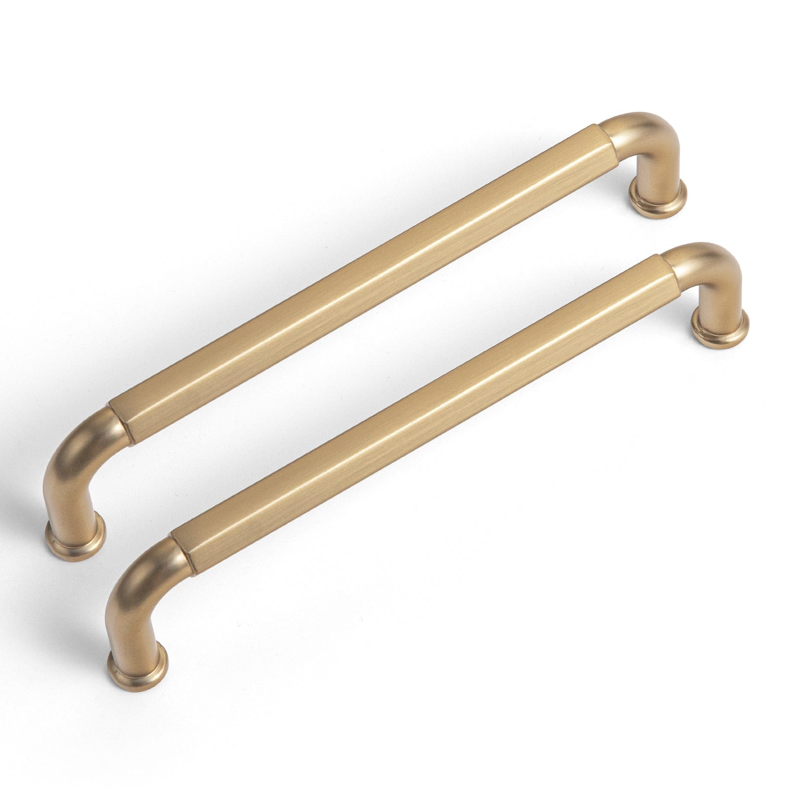 Goo-Ki Champagne Bronze / 5'' Hole Center / 6 Pack Antique Brass Cabinet Pulls Affordable Luxury Vintage Drawer Knobs for Kitchen