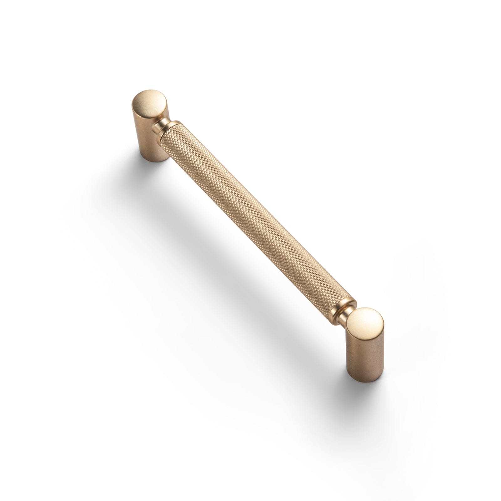 Goo-Ki Champagne Bronze / 5'' Hole Center / 6 Pack Classic Bar-shaped Knurled Aluminium Drawer Pull Durable & Stylish Hardware for Furniture