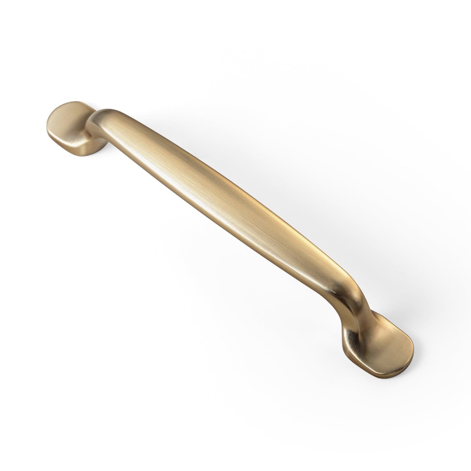 Goo-Ki Champagne Bronze / 5'' Hole Center / 6 Pack Mid-Century Modern Arch Cabinet Pulls Antique Brass Kitchen Hardware