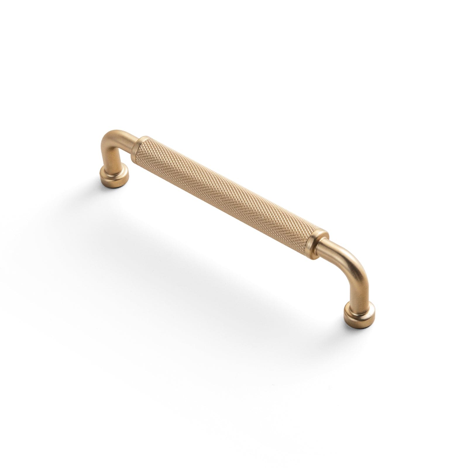 Goo-Ki Champagne Bronze / 5'' Hole Center / 6 Pack Rustic Vintage Cabinet Bar Pulls with Textured Grip Knurled Metal Alloy Drawer Handles