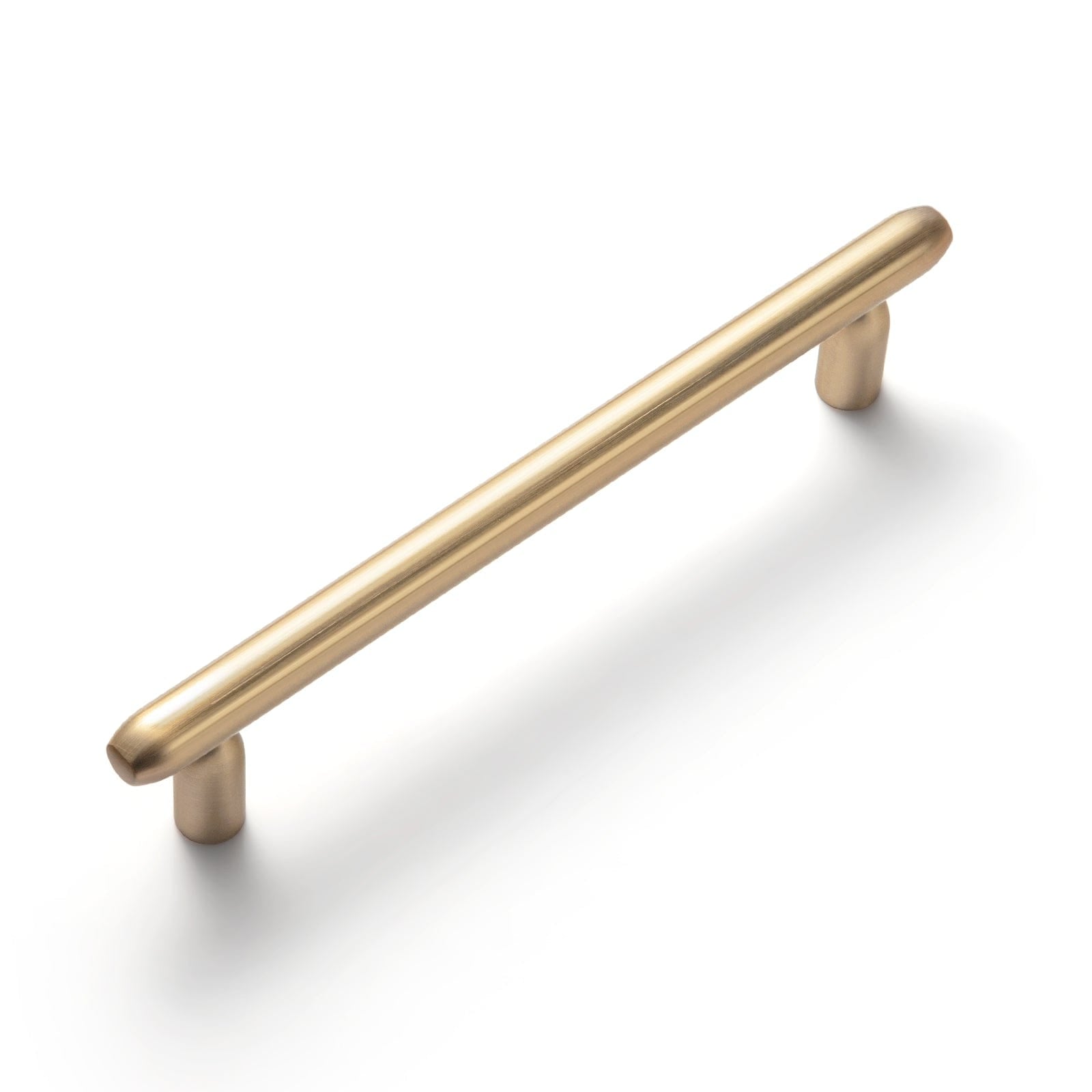 Goo-Ki Champagne Bronze / 5'' Hole Center / 6 Pack Sleek and Sturdy Cabinet Handles Elegant Antique Brass Drawer Pulls