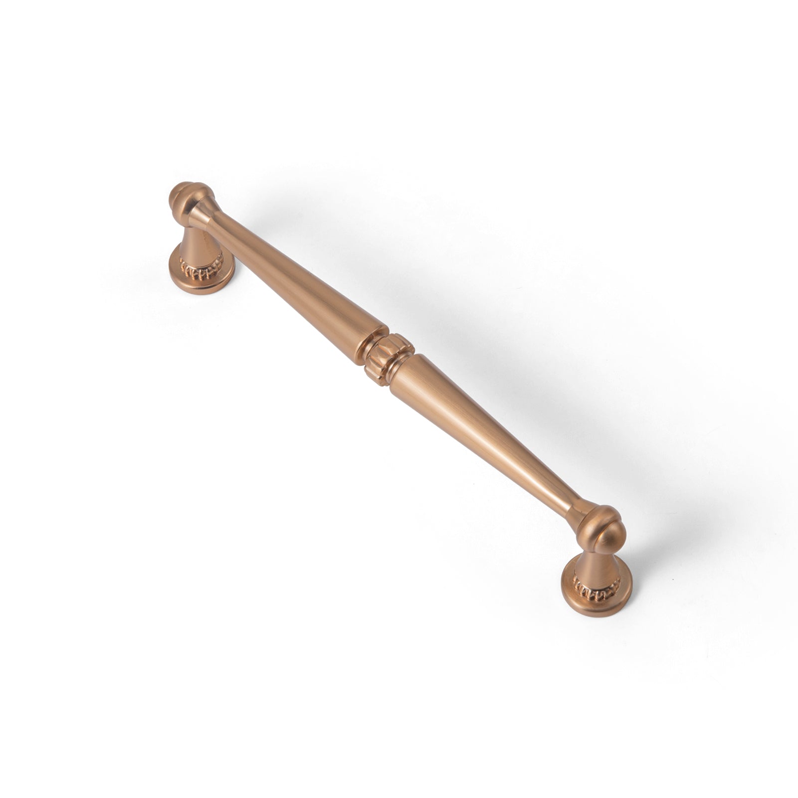 Goo-Ki Champagne Bronze / 5'' Hole Center / 6 Pack Solid Ancient Vintage Retro Bar Pull for Cupboard Dresser Bathroom