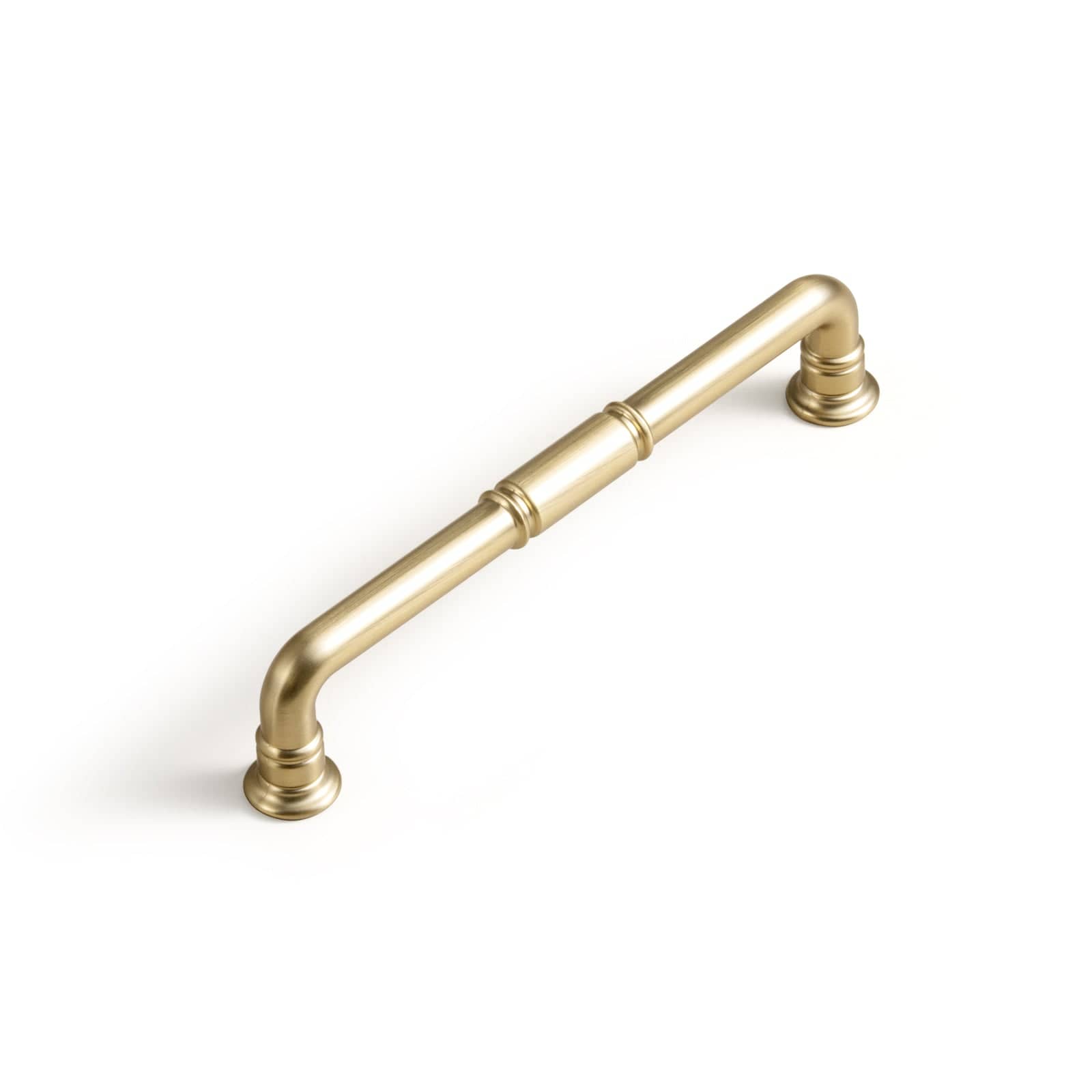 Goo-Ki Champagne Bronze / 5'' Hole Center / 6 Pack Vintage Brass Pipe Style Cabinet Handles for Modern - Rustic Interiors