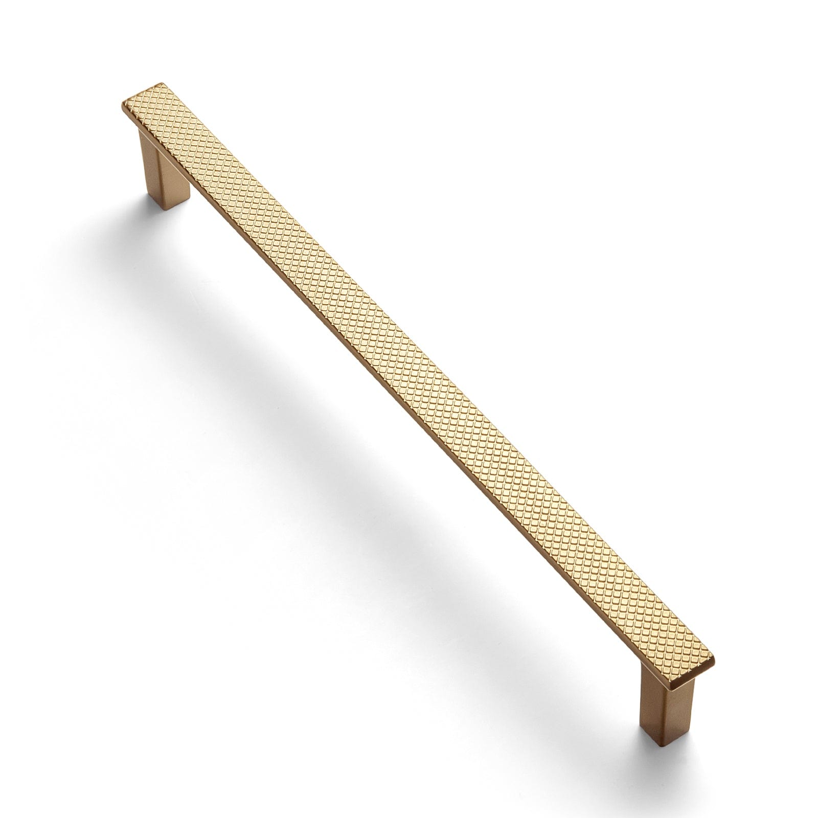 Goo-Ki Champagne Bronze / 7.6'' Hole Center / 6 Pack Diamond Pattern Drawer Pull Elegant Textured Cabinet Handle for Furniture