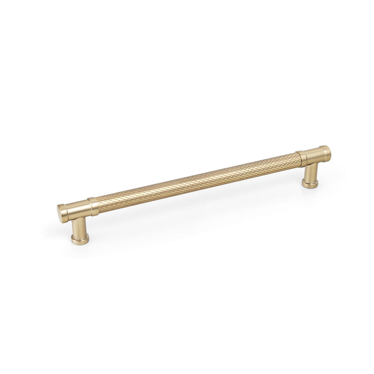 Goo-Ki Champagne Bronze / 7.6'' Hole Center / 6 Pack Knurled T-Bar Cabinet Pull Handles, Zinc Alloy & Aluminum Textured Drawer Pulls for Kitchen Furniture