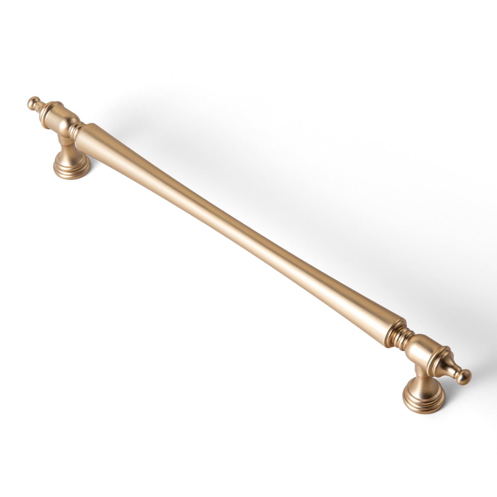 Goo-Ki Champagne Bronze / 7.6'' Hole Center / 6 Pack Ornate Tapered Cabinet Handle with Sculpted Detailing Vintage Hardware for Kitchen