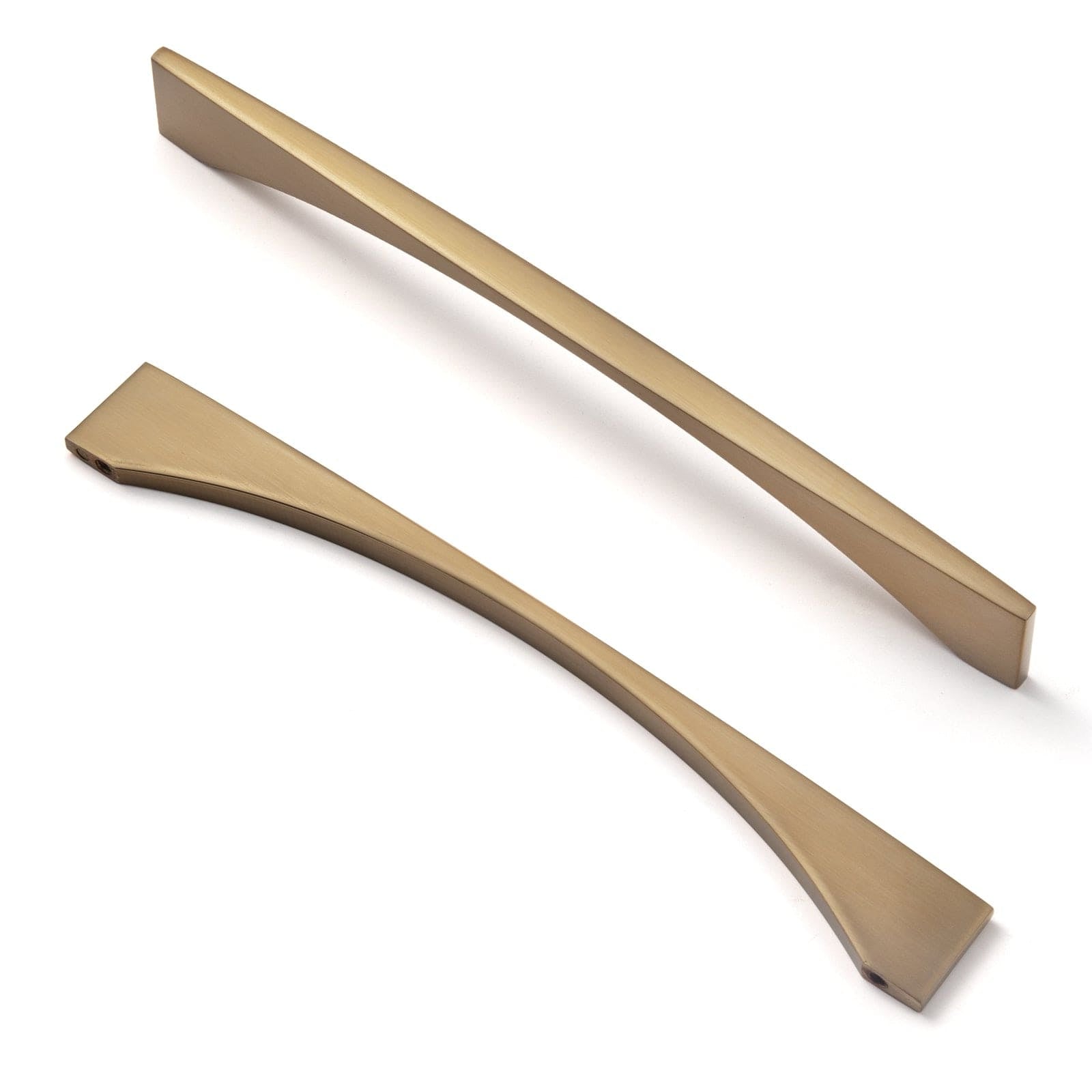 Goo-Ki Champagne Bronze / 7.6'' Hole Center / 6 Pack Stylish Modern Cabinet Pull Wardrobe Knobs for Bedroom