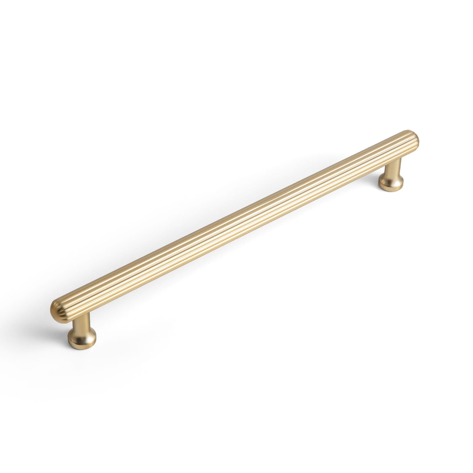 Goo-Ki Champagne Bronze / 7.6'' Hole Center / 6 Pack Vintage Fluted Cabinet Pull Handles Zinc Alloy Ribbed Drawer Bar Pull for Kitchen Cupboard Bathroom Vanity