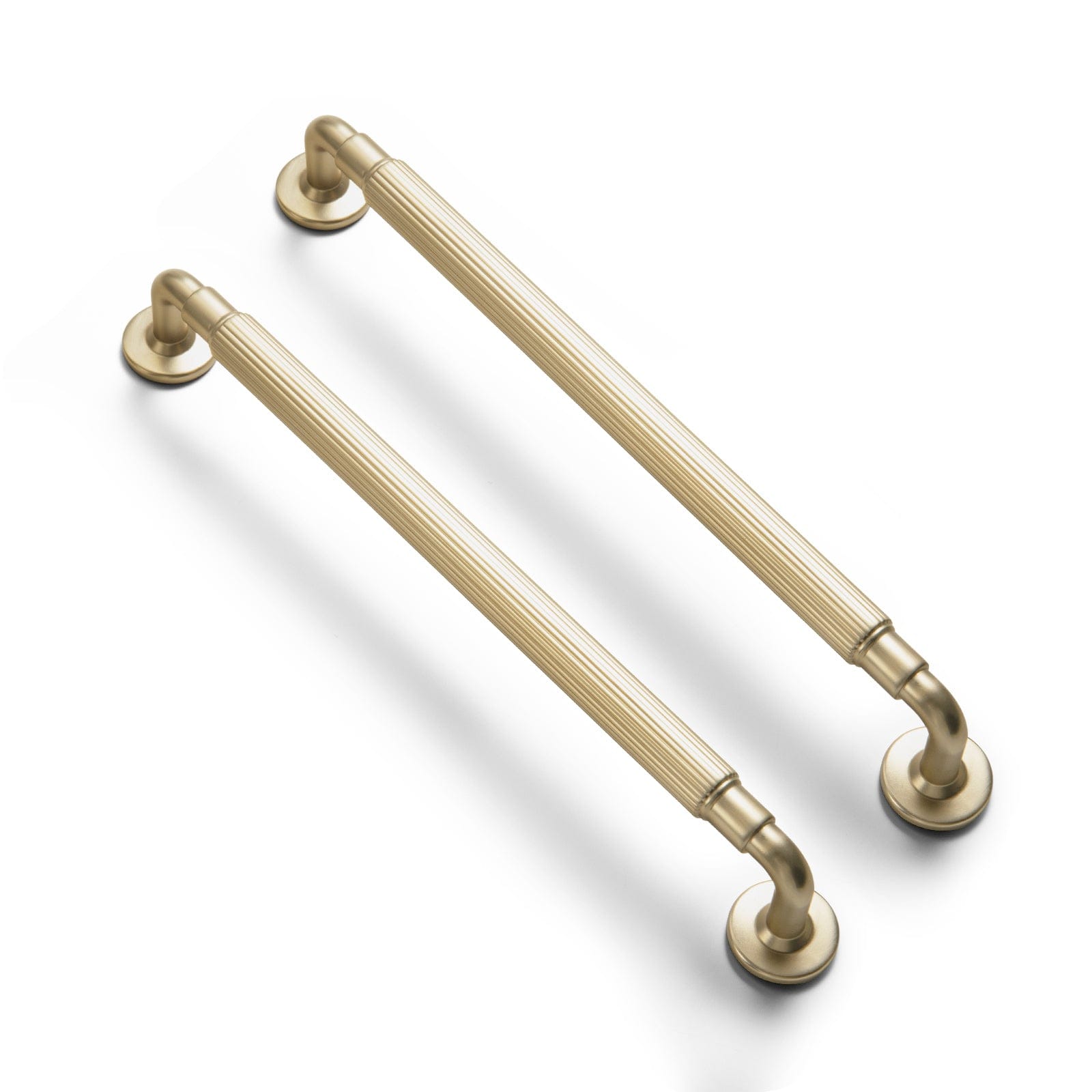 Goo-Ki Champagne Bronze / 7.6'' Hole Center / 6 Pack Vintage Textured Zinc Alloy Cabinet Pulls - Stylish Hardware for Kitchen Cabinets & Dresser Drawers