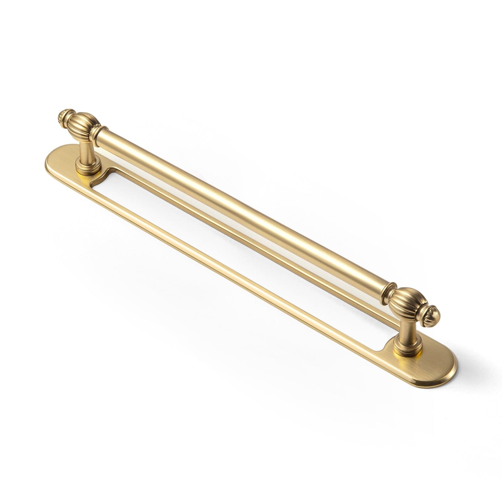 Goo-Ki Champagne Bronze / 7.6'' Hole Center with Back Plate G021 / 2 Pack Luxury Decorative Antique Brass Cabinet Handles Stylish Accents for Modern Cabinet Design