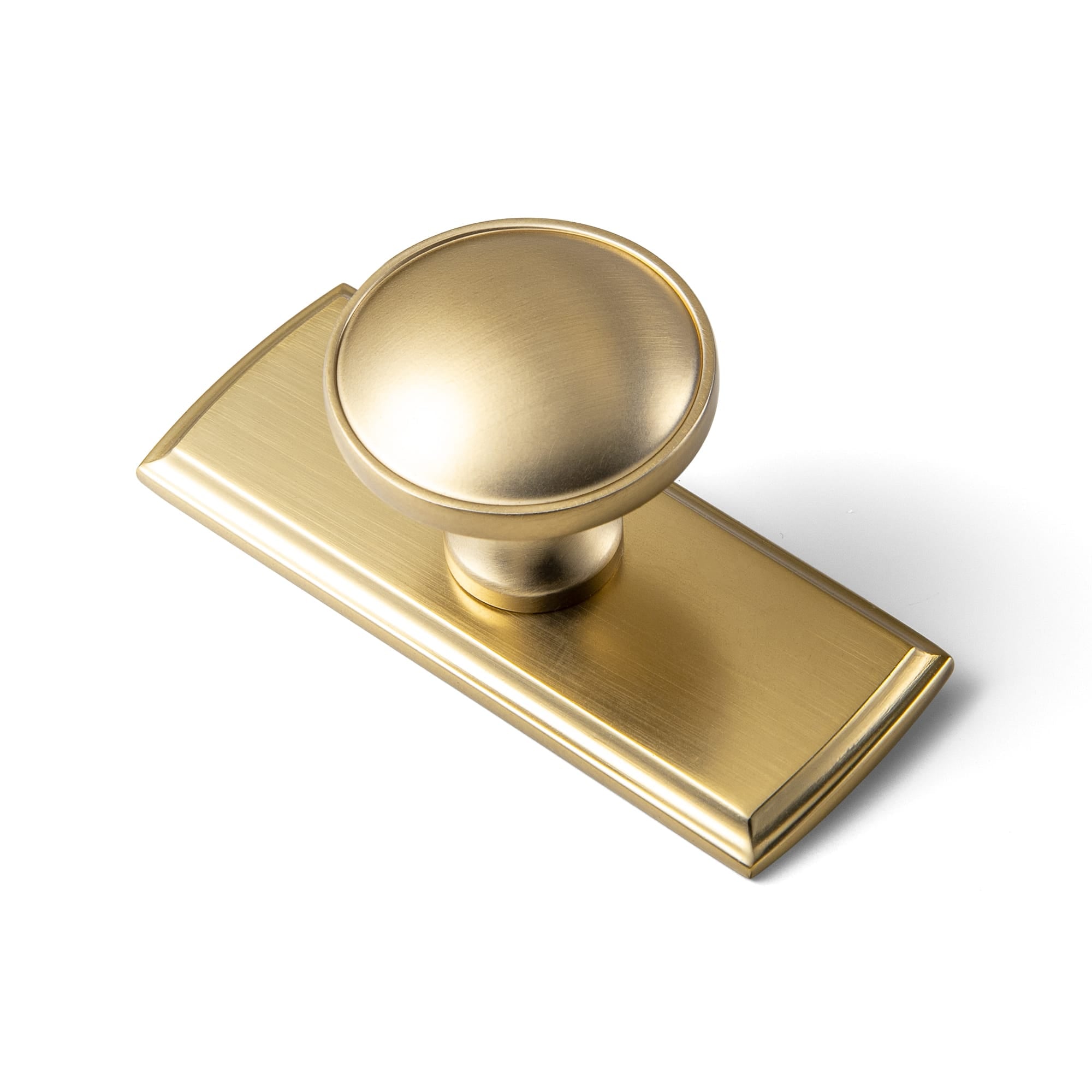 Goo-Ki Champagne Bronze / G011 / 6 Pack Antique Brass Cabinet Knobs Zinc Alloy Round Drawer Pulls with Vintage Patina Finish Retro Furniture Hardware