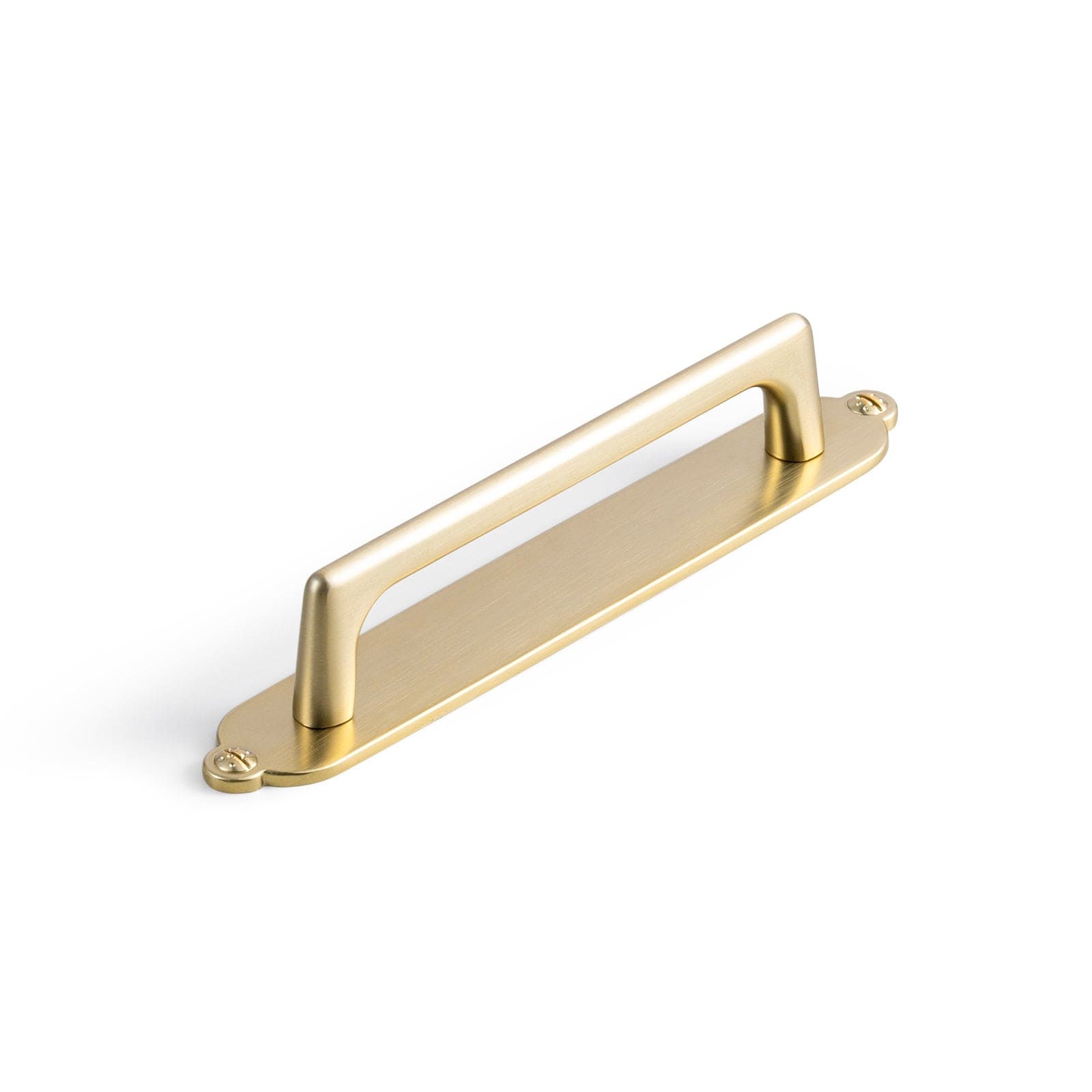 Goo-Ki Champagne Bronze / G013 / 5'' Hole Center 2 Pack Classic Cabinet Bar Pulls with Back Plate Zinc Alloy Cabinet Handle with Long Back Plate