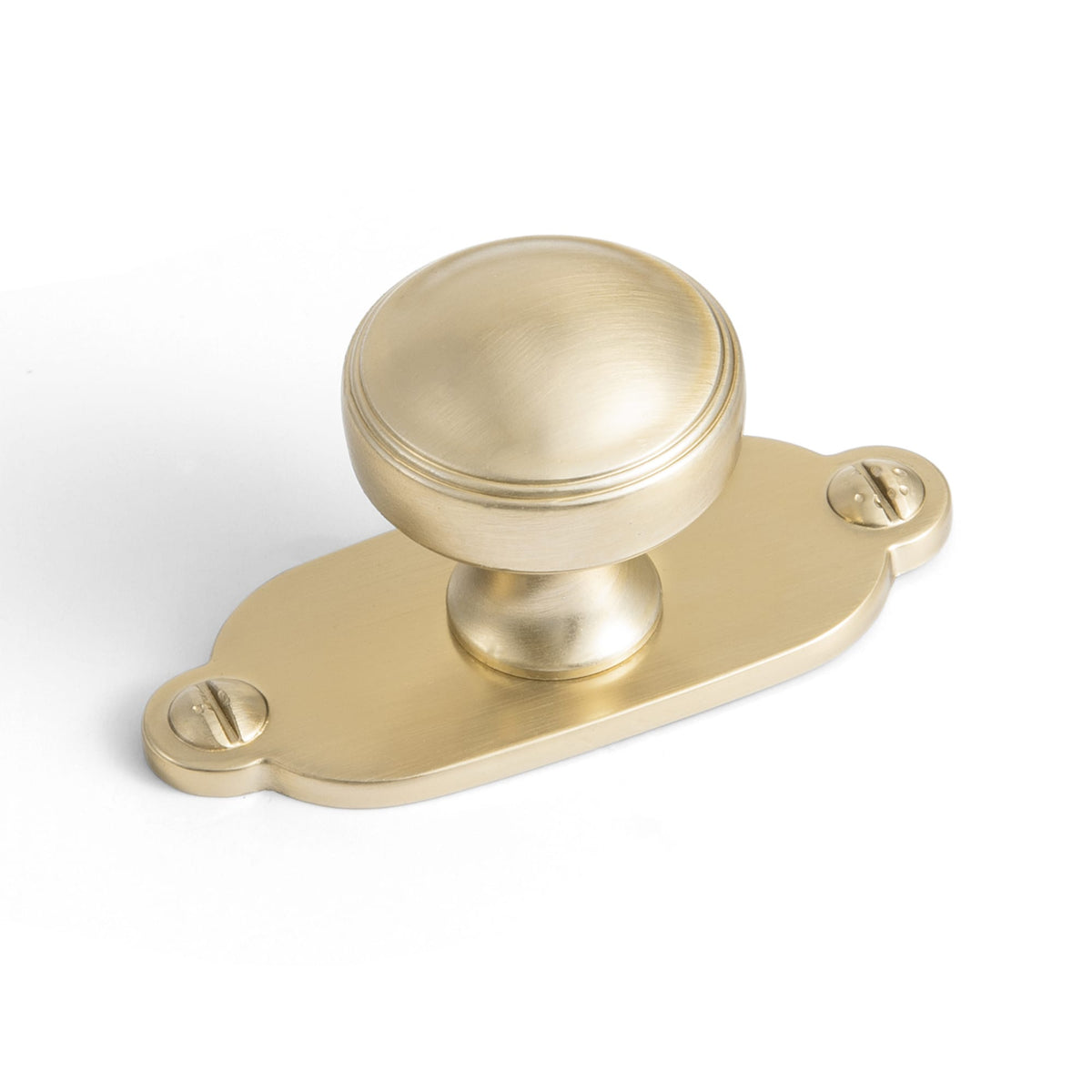 Goo-Ki Champagne Bronze / G013 / 6 Pack Ring-Lined Round Dome Cabinet Hardware Zinc Alloy Ball-Shaped Cabinet Knobs