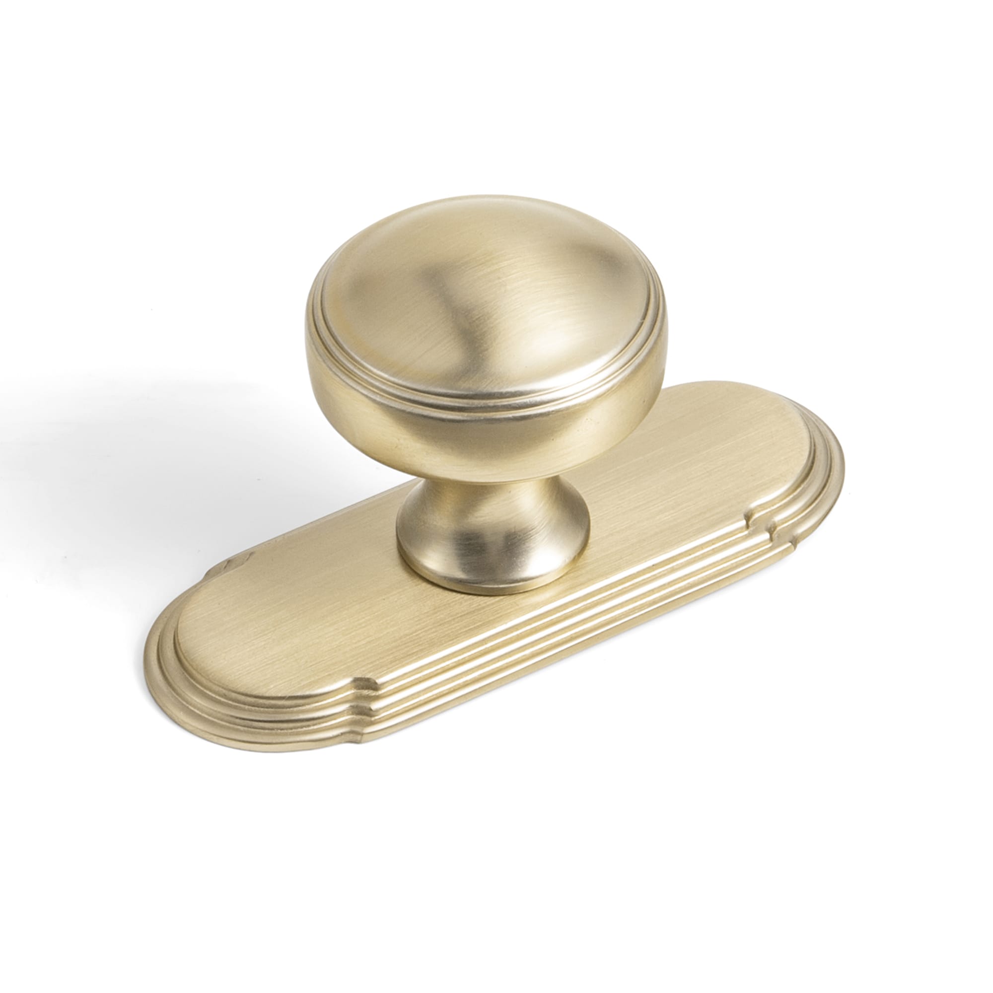 Goo-Ki Champagne Bronze / G014 / 6 Pack Ring-Lined Round Dome Cabinet Hardware Zinc Alloy Ball-Shaped Cabinet Knobs