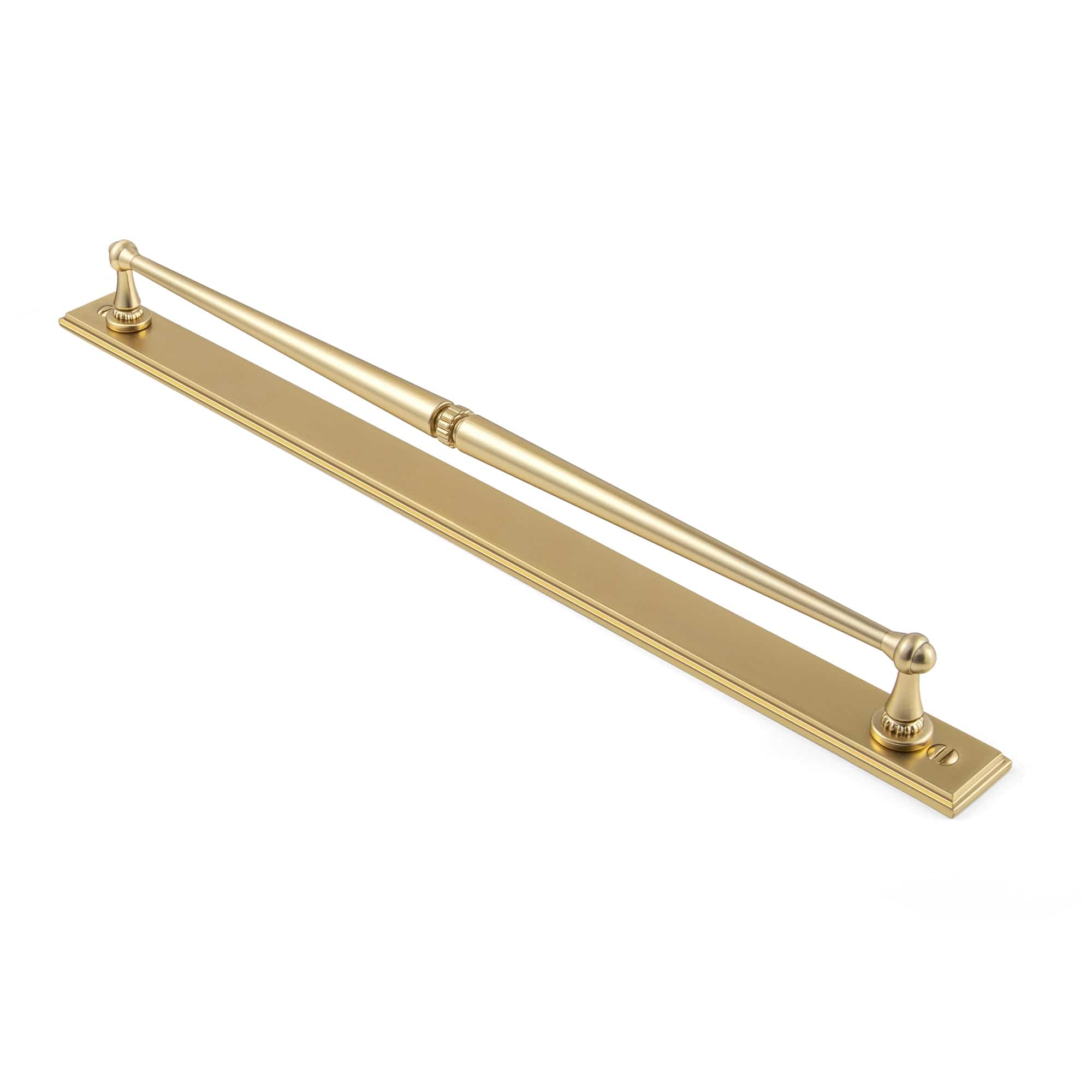 Goo-Ki Champagne Bronze / G015 / 12.6'' Hole Center 2 Pack Ornate Vintage Brass Drawer Pulls - Classic Cabinet Handles with Decorative Back Plates
