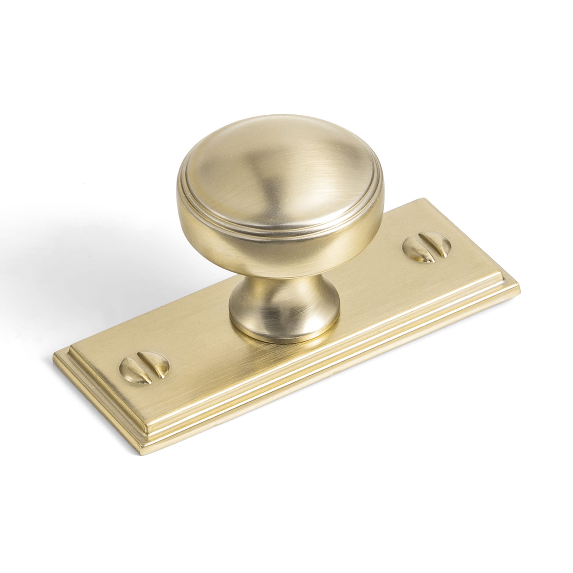 Goo-Ki Champagne Bronze / G015 / 6 Pack Ring-Lined Round Dome Cabinet Hardware Zinc Alloy Ball-Shaped Cabinet Knobs