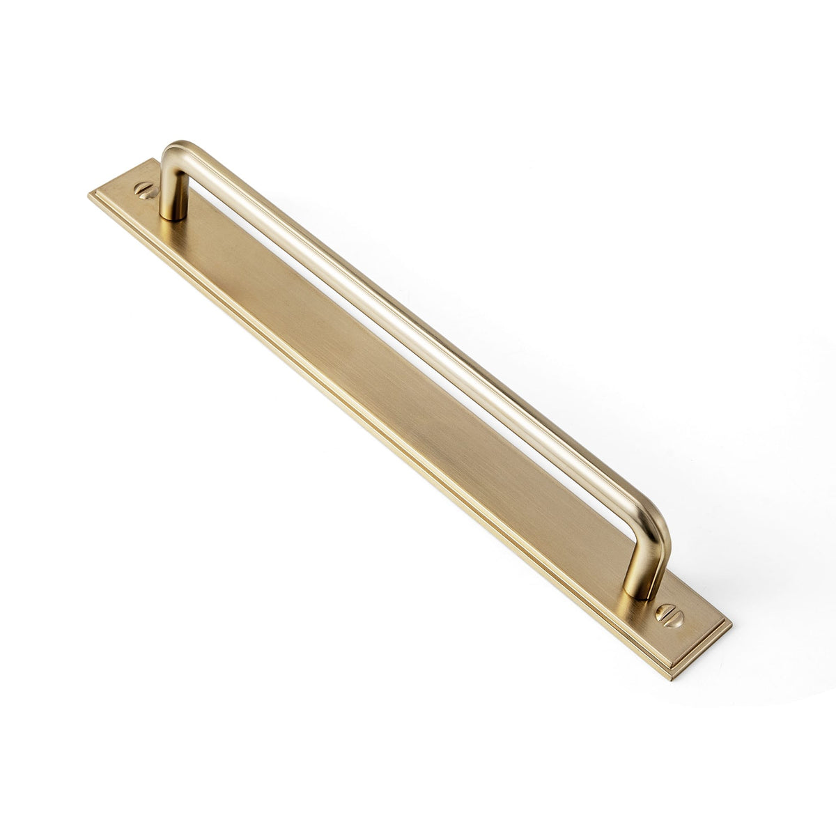 Goo-Ki Champagne Bronze / G015 / 7.6'' Hole Center 2 Pack Zinc Alloy U-Shaped Cabinet Handles, Vintage Drawer Pulls with Backplate for Kitchen & Bathroom Cabinetry