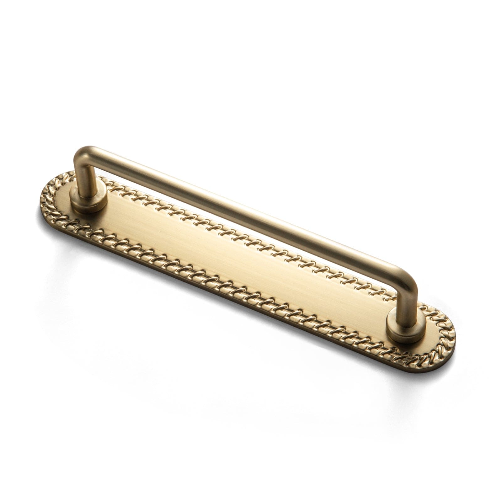 Goo-Ki Champagne Bronze / G016 / 5'' Hole Center 2 Pack Cabinet Bar Pulls with Back Plate Vintage Drawer Handles Home Improvement Hardware