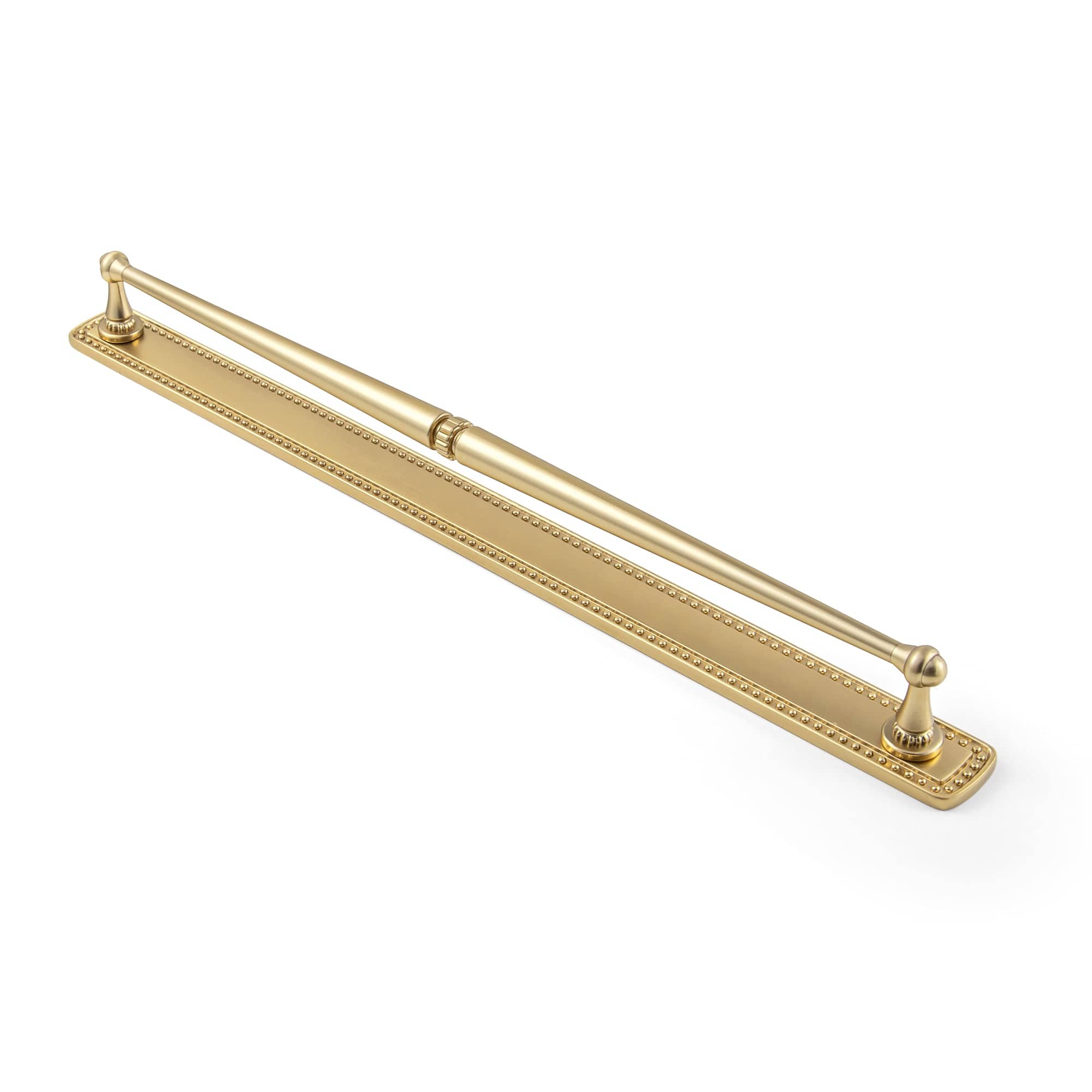 Goo-Ki Champagne Bronze / G018 / 12.6'' Hole Center 2 Pack Ornate Vintage Brass Drawer Pulls - Classic Cabinet Handles with Decorative Back Plates