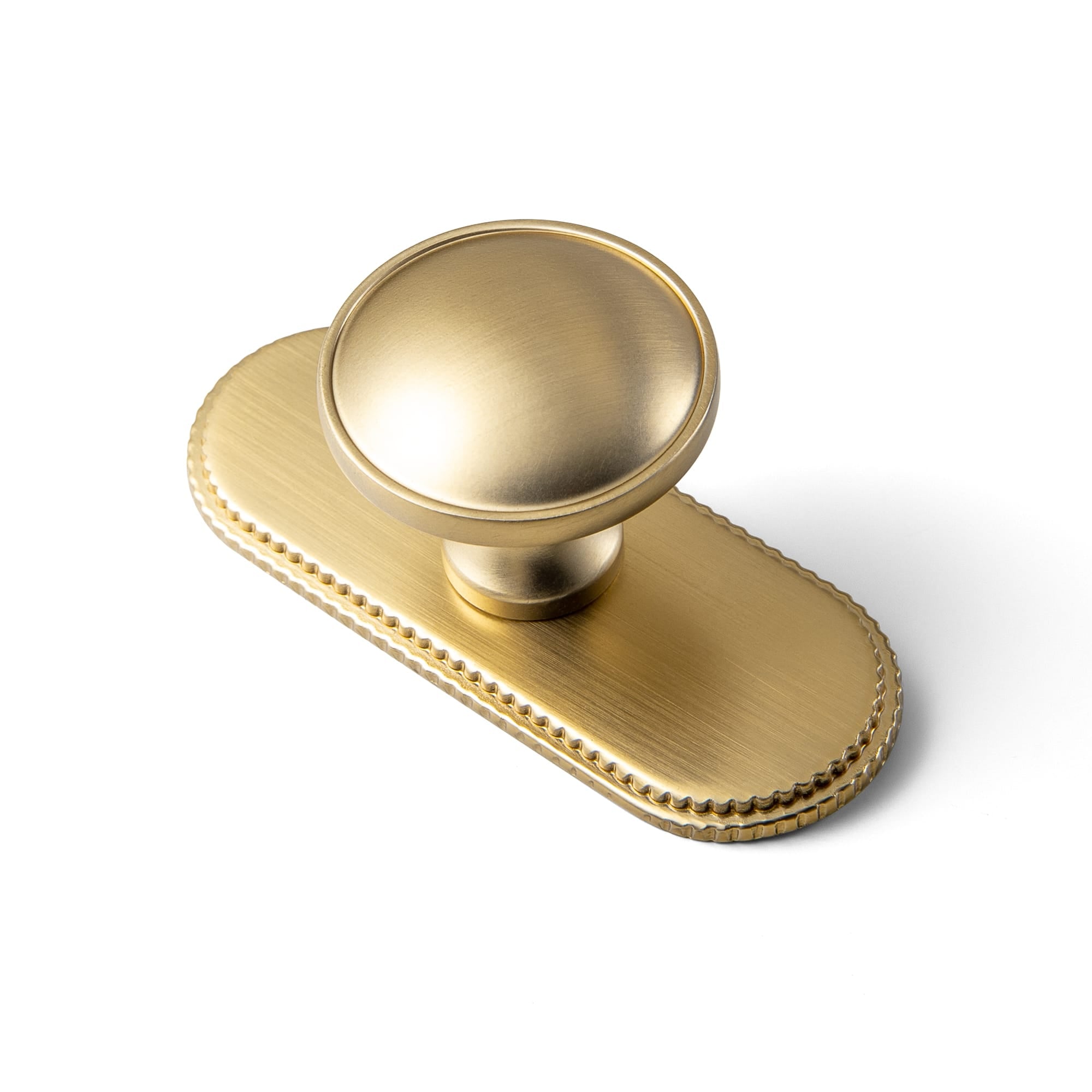 Goo-Ki Champagne Bronze / G019 / 6 Pack Antique Brass Cabinet Knobs Zinc Alloy Round Drawer Pulls with Vintage Patina Finish Retro Furniture Hardware