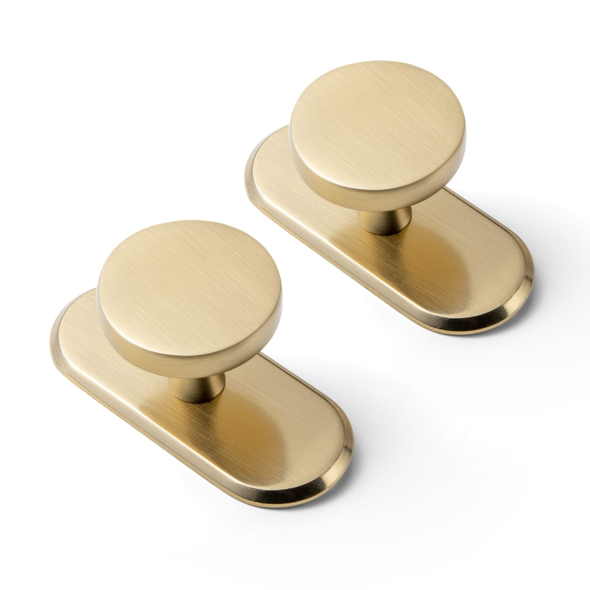 Goo-Ki Champagne Bronze / G021 / 6 Pack Antique Brass Cabinet Knobs with Back Plates Ornate Cabinet Pulls for Kitchen Cabinet Hardware