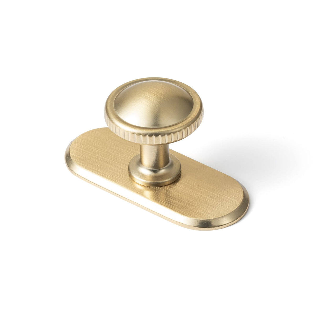 Goo-Ki Champagne Bronze / G021 / 6 Pack Knurled Rim Round Cabinet Knobs, Solid Zinc Alloy Mushroom Drawer Knob for Cabinet Doors, Chest of Drawers