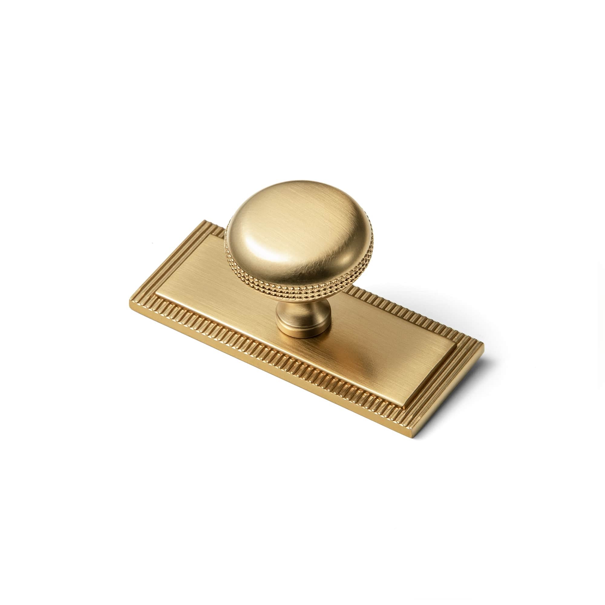 Goo-Ki Champagne Bronze / G022 / 6 Pack Farmhouse Rustic Round Cabinet Knobs Decorative Cabinet Knobs with Beaded Detailing