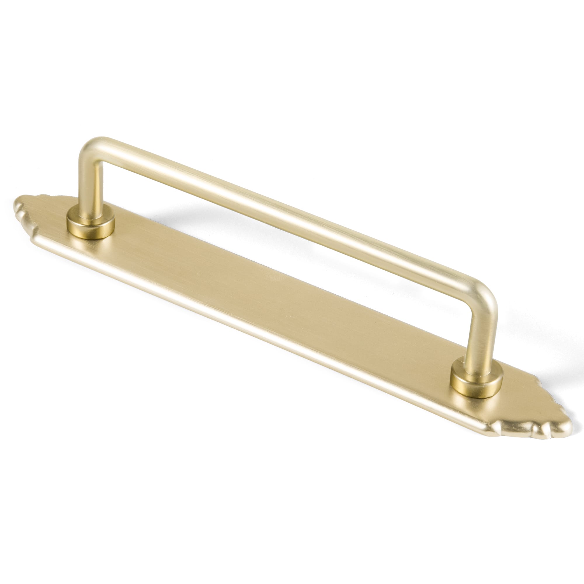 Goo-Ki Champagne Bronze / G024 / 5'' Hole Center 2 Pack Cabinet Bar Pulls with Back Plate Vintage Drawer Handles Home Improvement Hardware