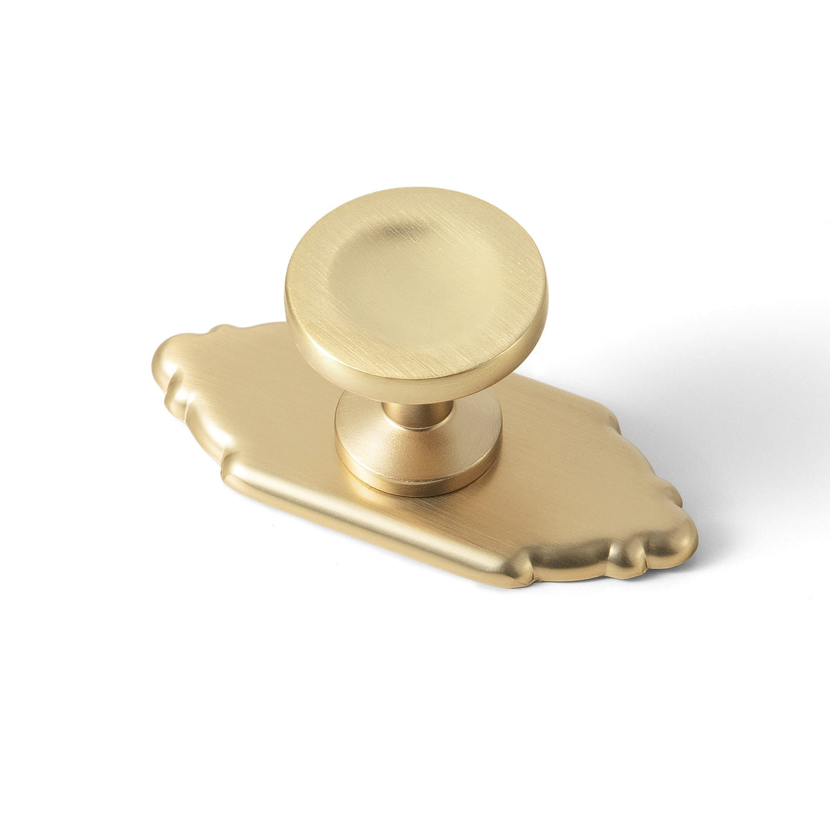 Goo-Ki Champagne Bronze / G024 / 6 Pack Concave Dish Shaped Zinc Alloy Cabinet Knobs, Retro Bowl Round Drawer Knob for Stylish Furniture