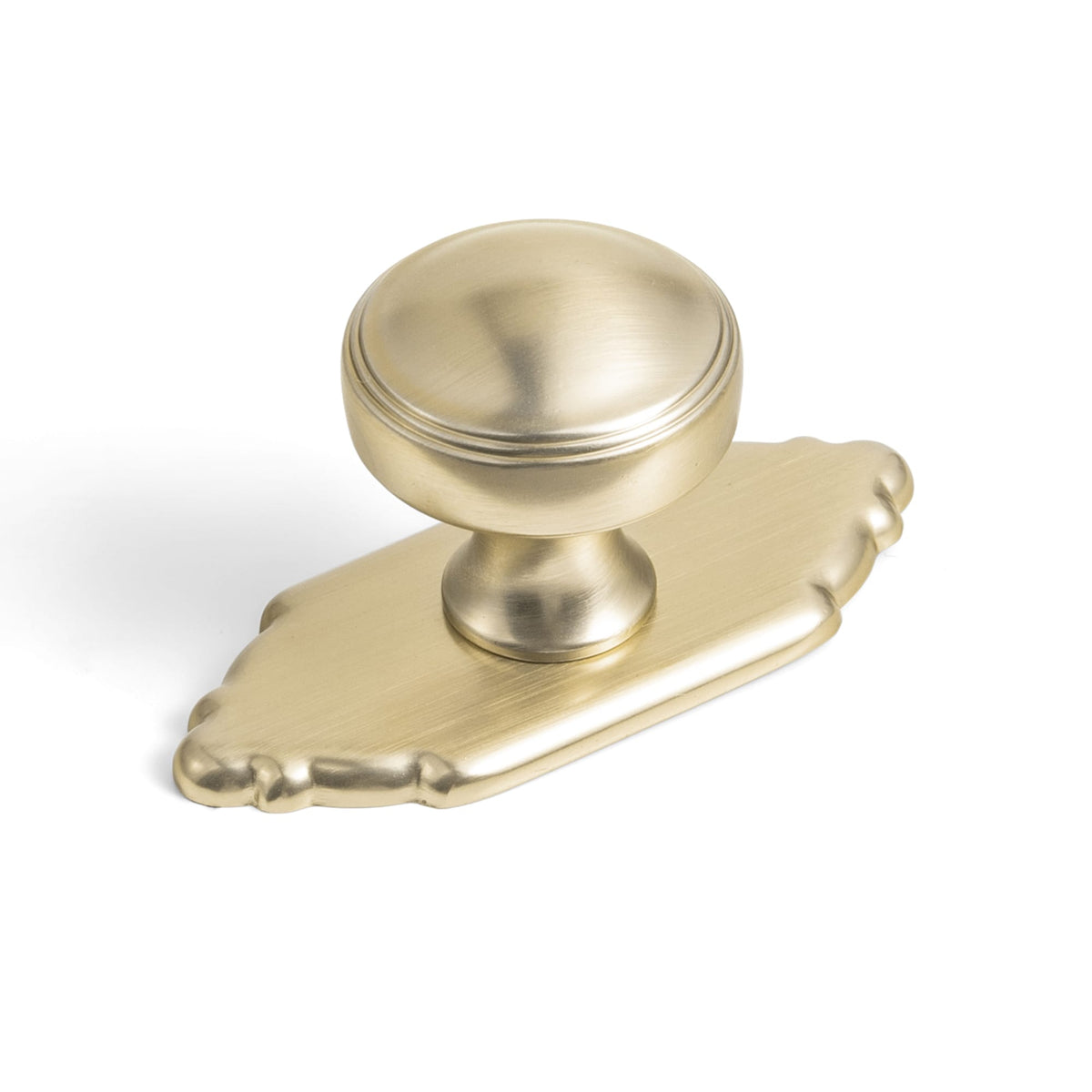 Goo-Ki Champagne Bronze / G024 / 6 Pack Ring-Lined Round Dome Cabinet Hardware Zinc Alloy Ball-Shaped Cabinet Knobs