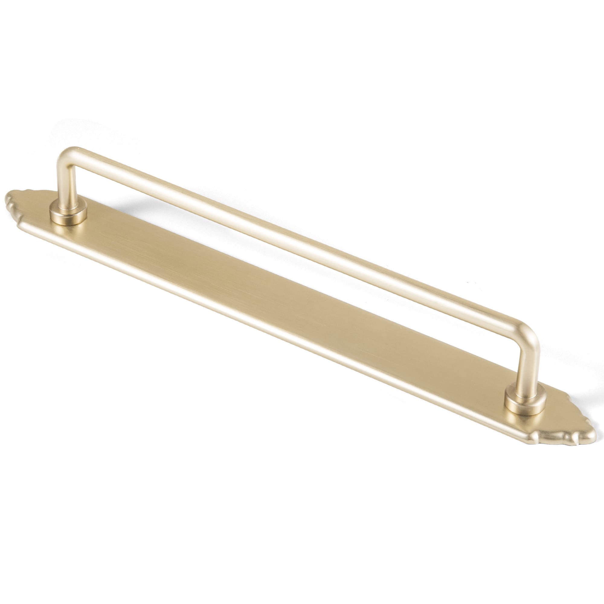 Goo-Ki Champagne Bronze / G024 / 7.6'' Hole Center 2 Pack Cabinet Bar Pulls with Back Plate Vintage Drawer Handles Home Improvement Hardware