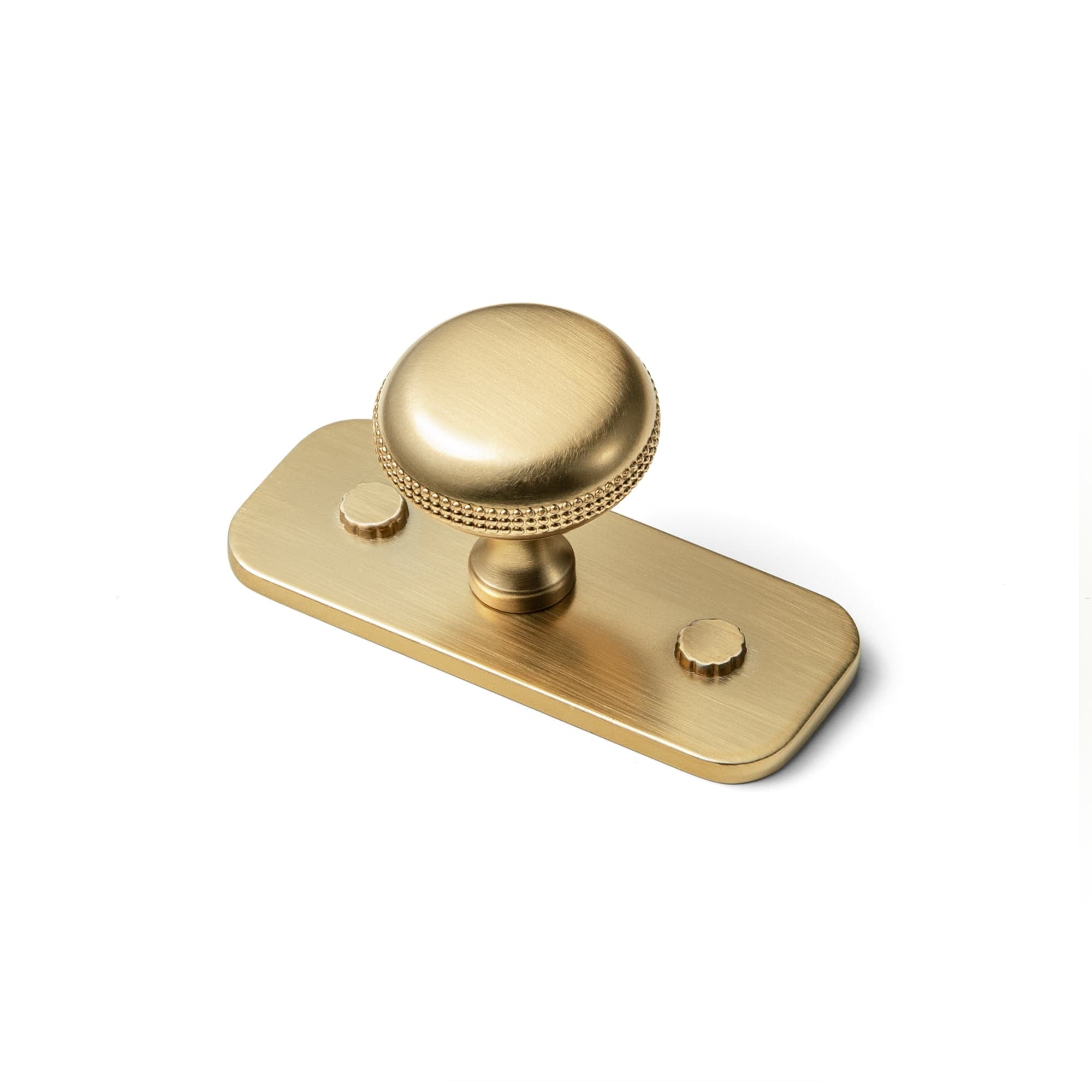 Goo-Ki Champagne Bronze / G032 / 6 Pack Farmhouse Rustic Round Cabinet Knobs Decorative Cabinet Knobs with Beaded Detailing