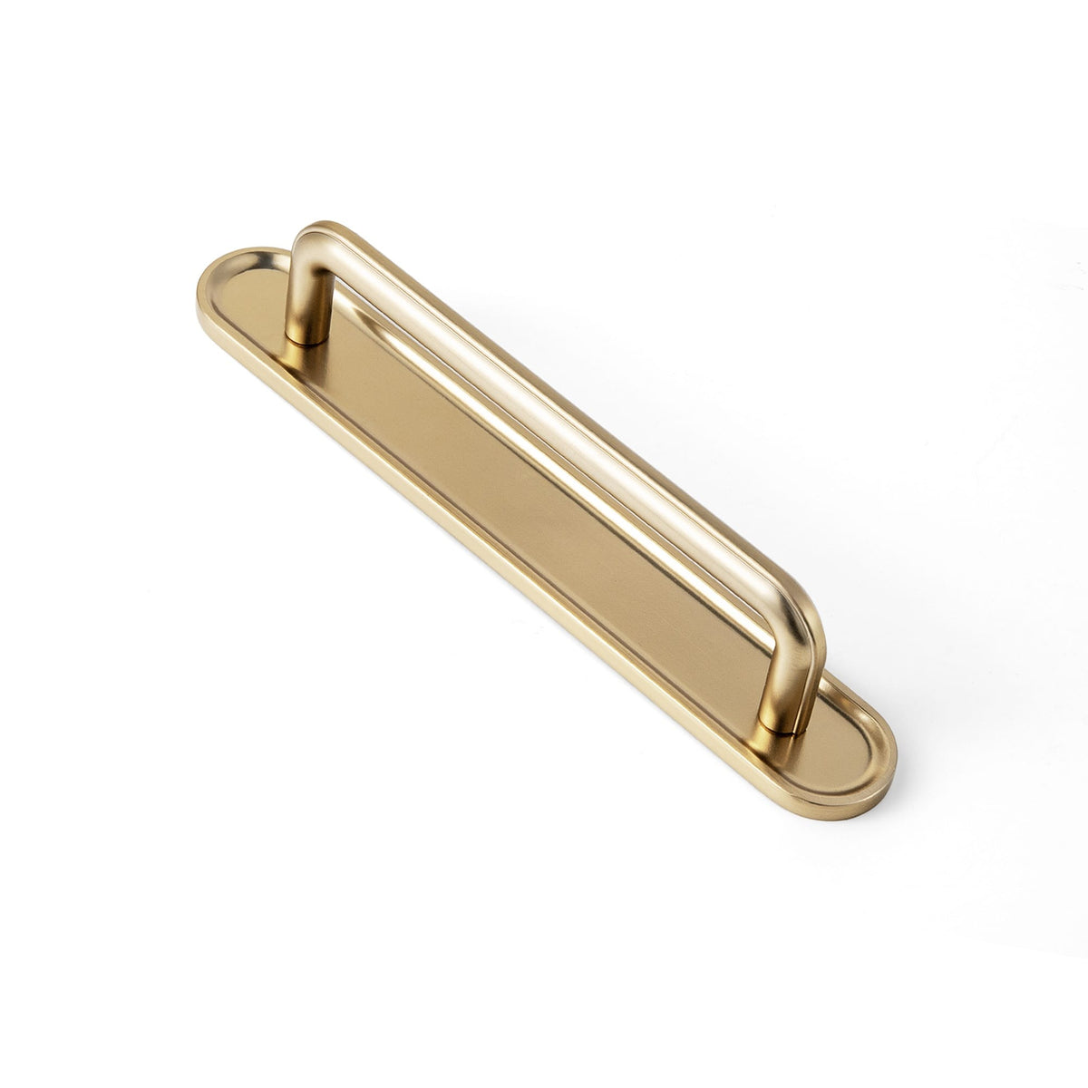 Goo-Ki Champagne Bronze / G033 / 5'' Hole Center 2 Pack Zinc Alloy U-Shaped Cabinet Handles, Vintage Drawer Pulls with Backplate for Kitchen & Bathroom Cabinetry