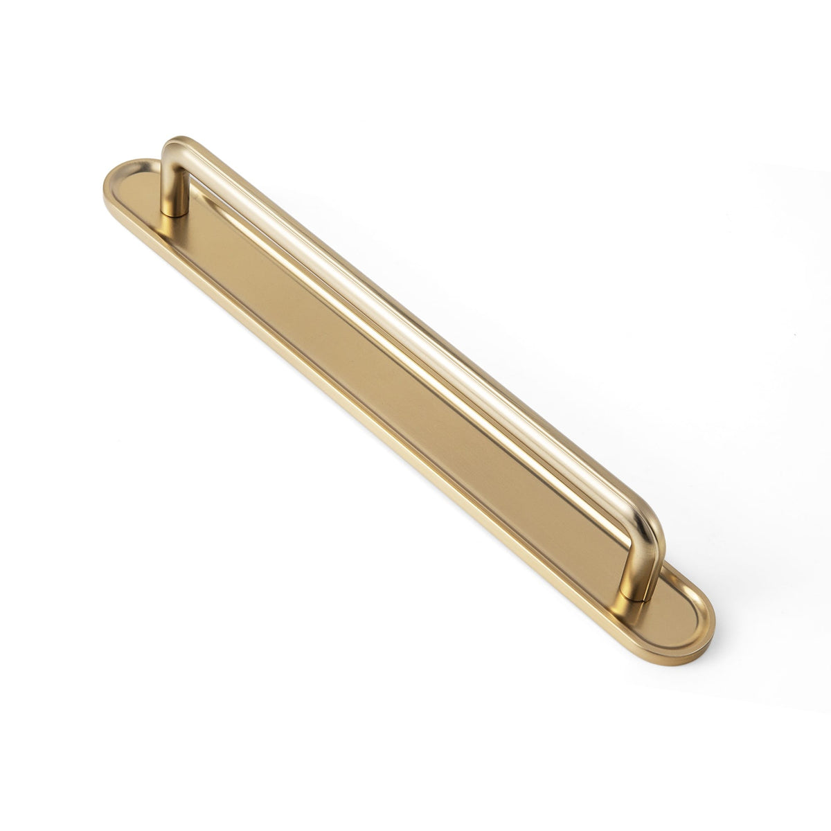 Goo-Ki Champagne Bronze / G033 / 7.6'' Hole Center 2 Pack Zinc Alloy U-Shaped Cabinet Handles, Vintage Drawer Pulls with Backplate for Kitchen & Bathroom Cabinetry