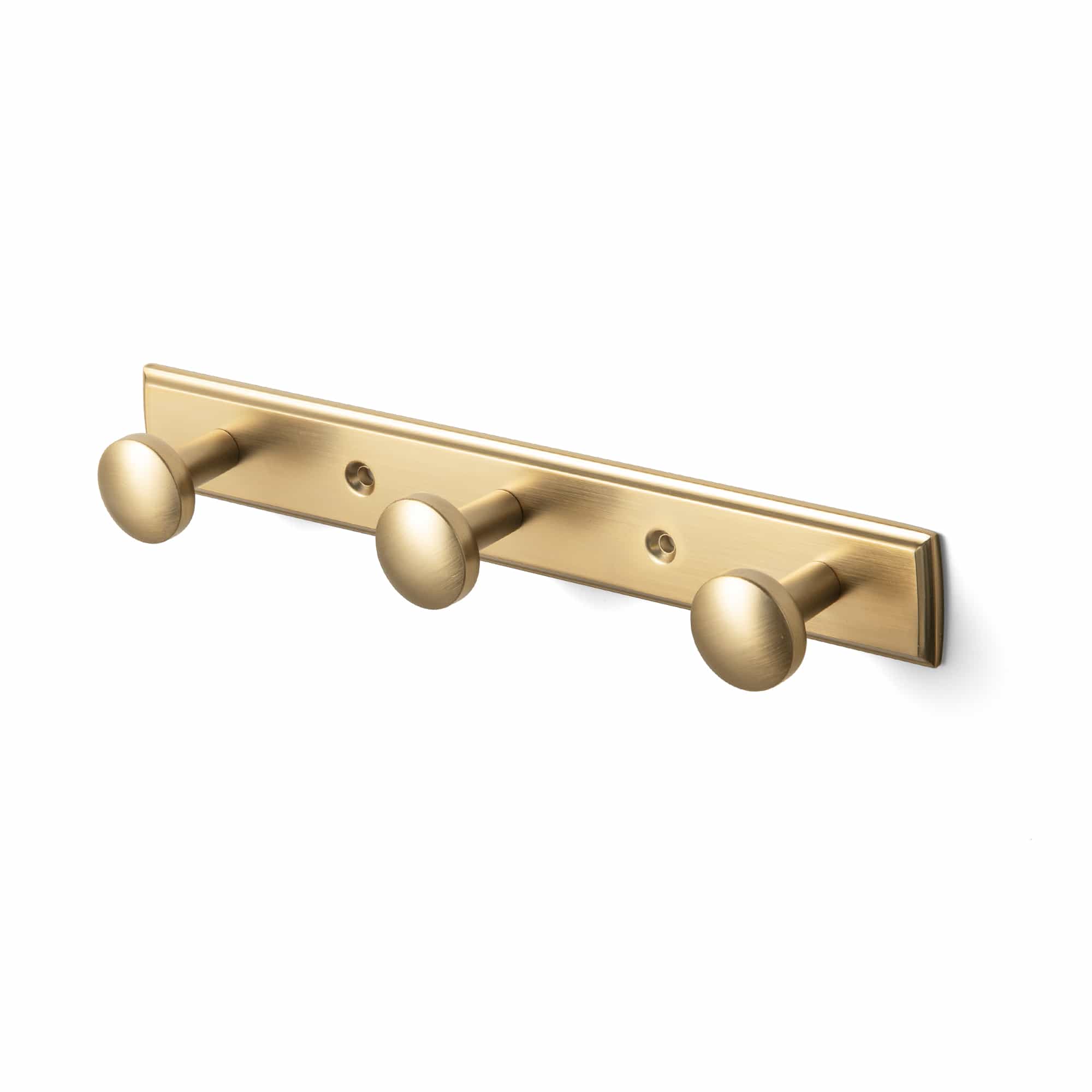 Goo-Ki Champagne Bronze / H011 / 3 Ornate Traditional Aged Zinc Alloy Coat Hanger Rail, Wall Mounted Hooks for Coats, Towels & Accessories