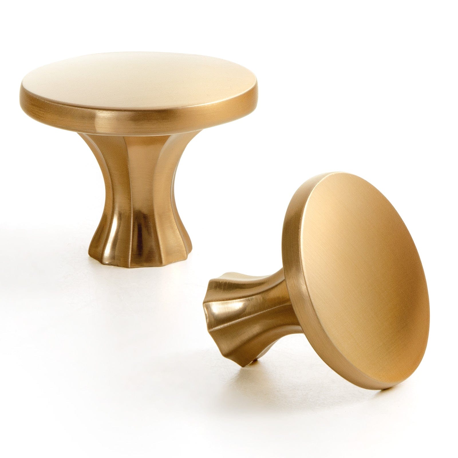 Goo-Ki Champagne Bronze / Knob / 6 Pack Distressed Antique Brass Cabinet Pulls American Style Drawer Pulls Retro Furniture Knob