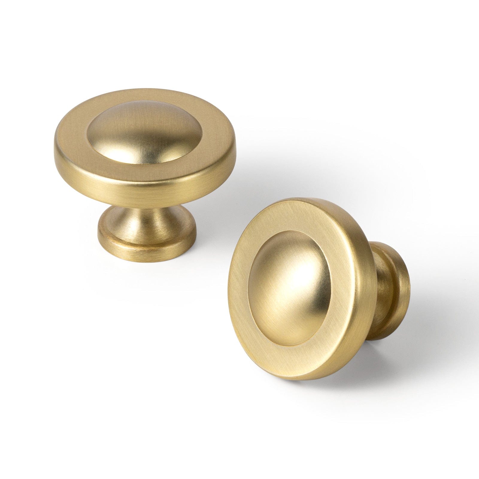 Goo-Ki Champagne Bronze / Knob / 6 Pack Domed Cabinet Knobs Vintage Distressed Contemporary Hardware for Kitchen Drawers