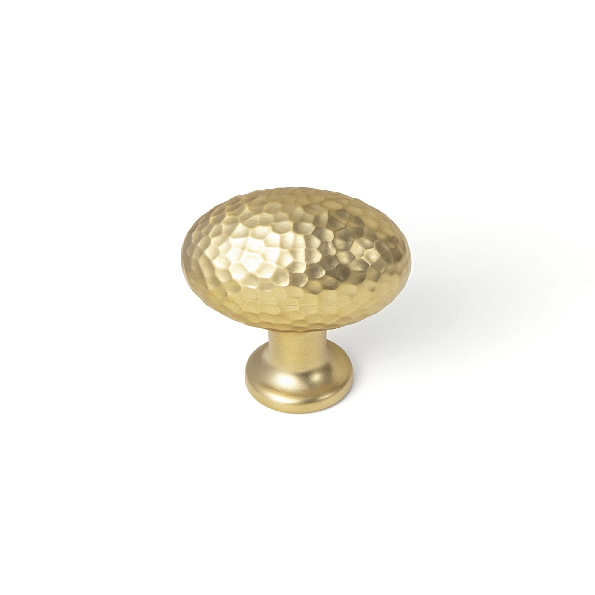 Goo-Ki Champagne Bronze / Knob / 6 Pack Hammered Texture Oval Cabinet Knobs, Egg Shaped Solid Zinc Alloy Drawer Furniture Knobs for Kitchen Cabinets