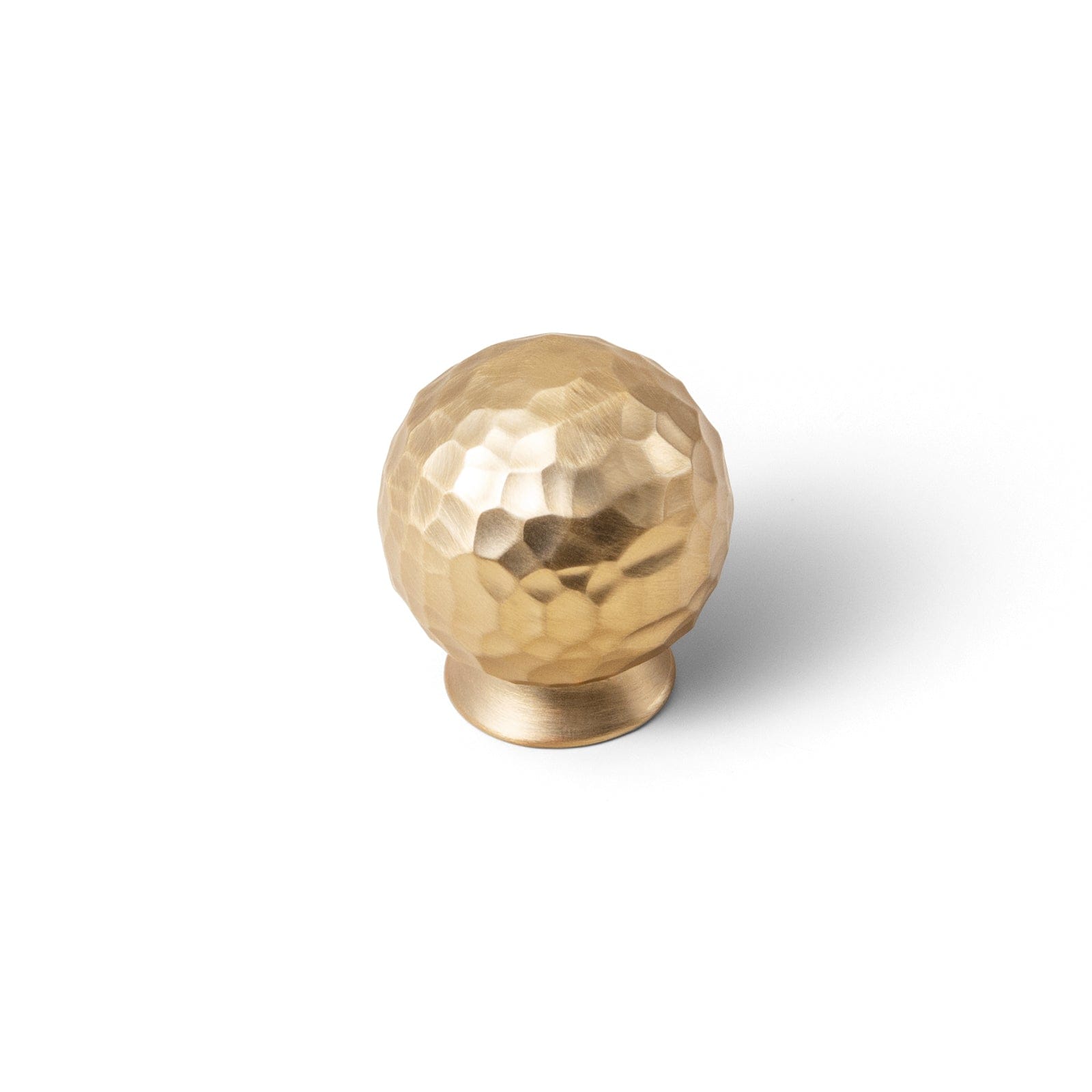 Goo-Ki Champagne Bronze / Knob / 6 Pack Hammered Zinc Alloy Cabinet Pulls & Knobs - Textured Hardware for Kitchen Drawers/Cupboards