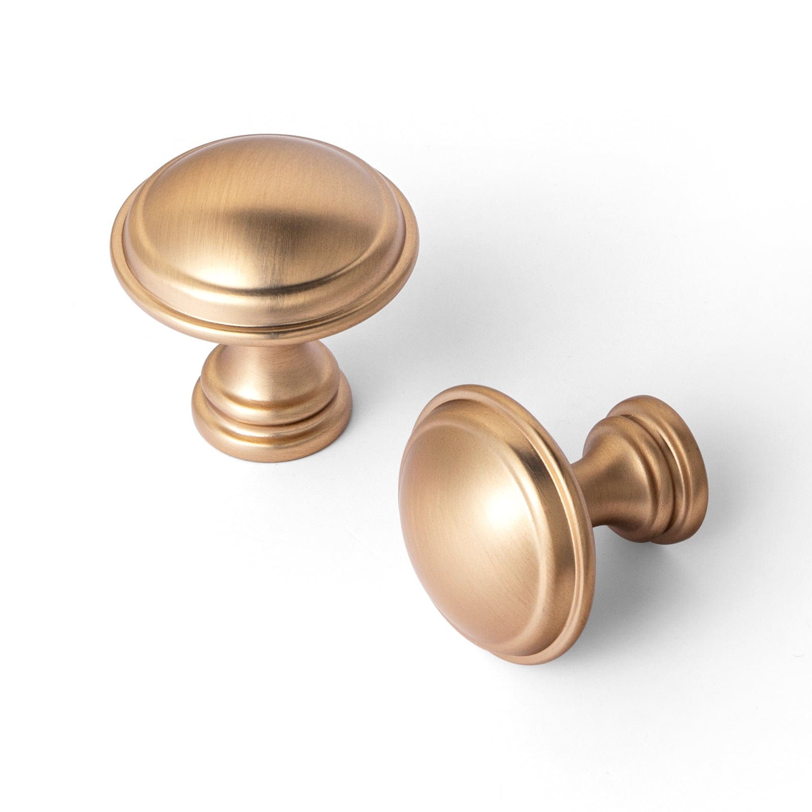 Goo-Ki Champagne Bronze / Knob / 6 Pack Ornate Tapered Cabinet Handle with Sculpted Detailing Vintage Hardware for Kitchen