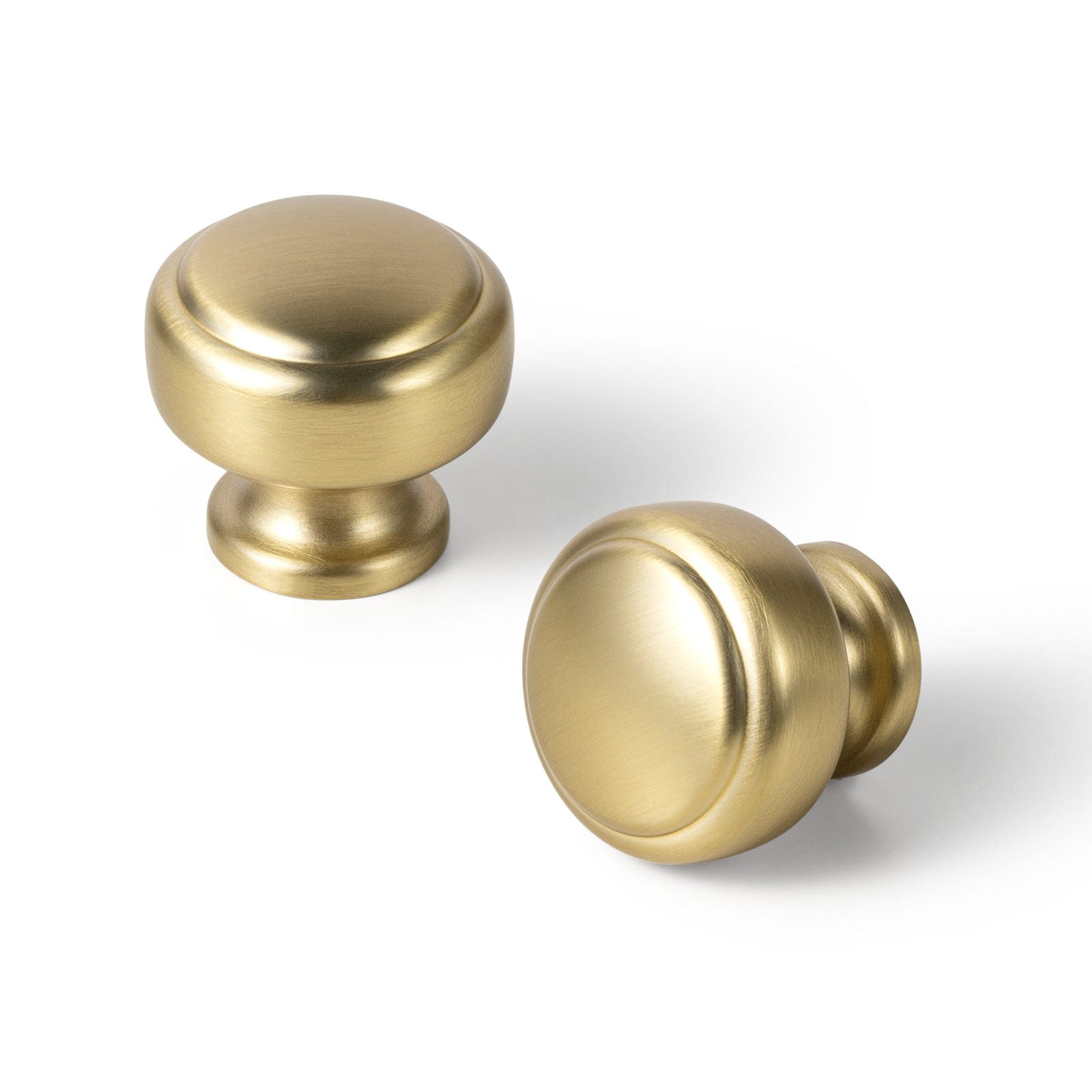 Goo-Ki Champagne Bronze / Knob / 6 Pack Round Cabinet Knobs Vintage Furniture Handles Retro Hardware for Kitchen Drawers