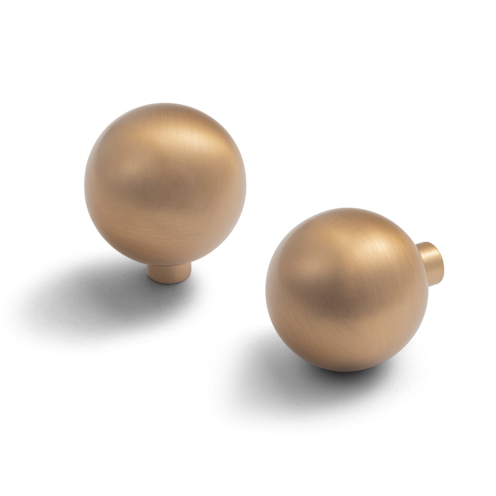 Goo-Ki Champagne Bronze / Knob Plus / 6 Pack Modern Cabinet Pull Luxurious Drawer Wardrobe Pulls Kitchen