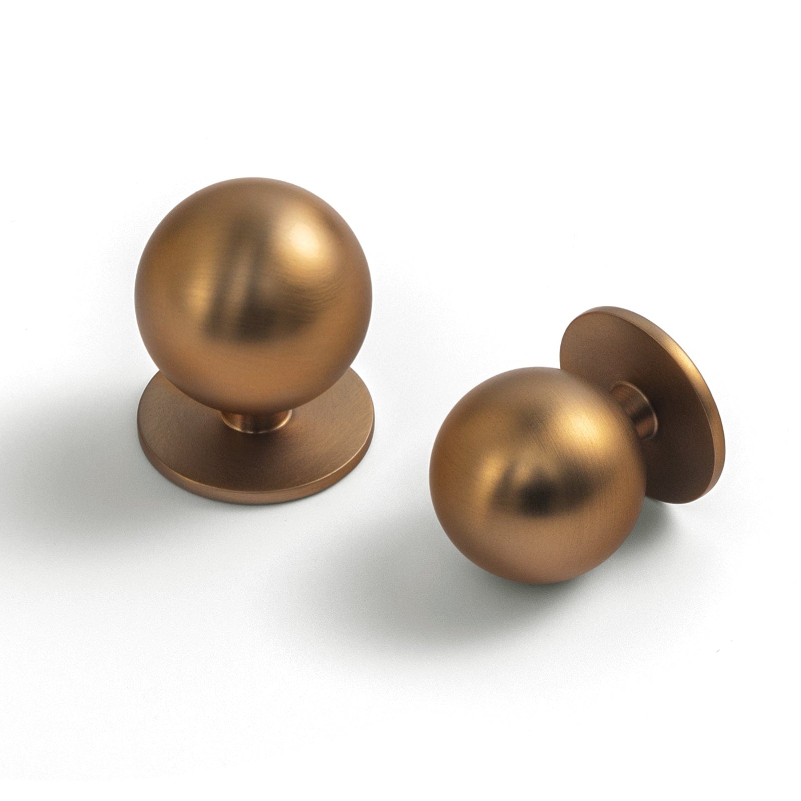 Goo-Ki Champagne Bronze / Round Knob Plus / 12 Pack Timeless Drawer Pulls Classic Vintage Furniture Handle Elegant Modern Home Decor