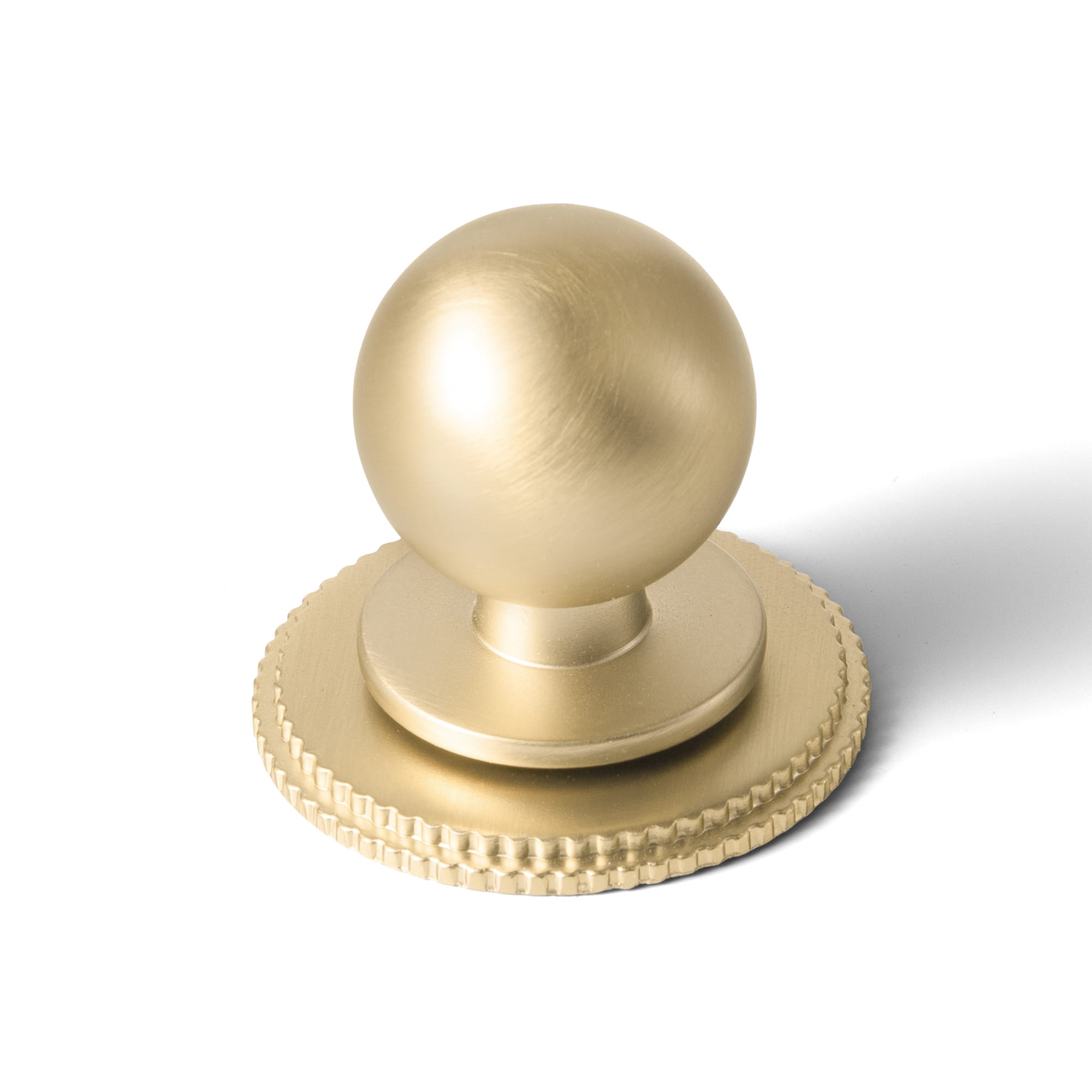 Goo-Ki Champagne Bronze / Round Knob with Back Plate Round G019 / 6 Pack Mid-Century Modern Arch Cabinet Pulls Antique Brass Kitchen Hardware
